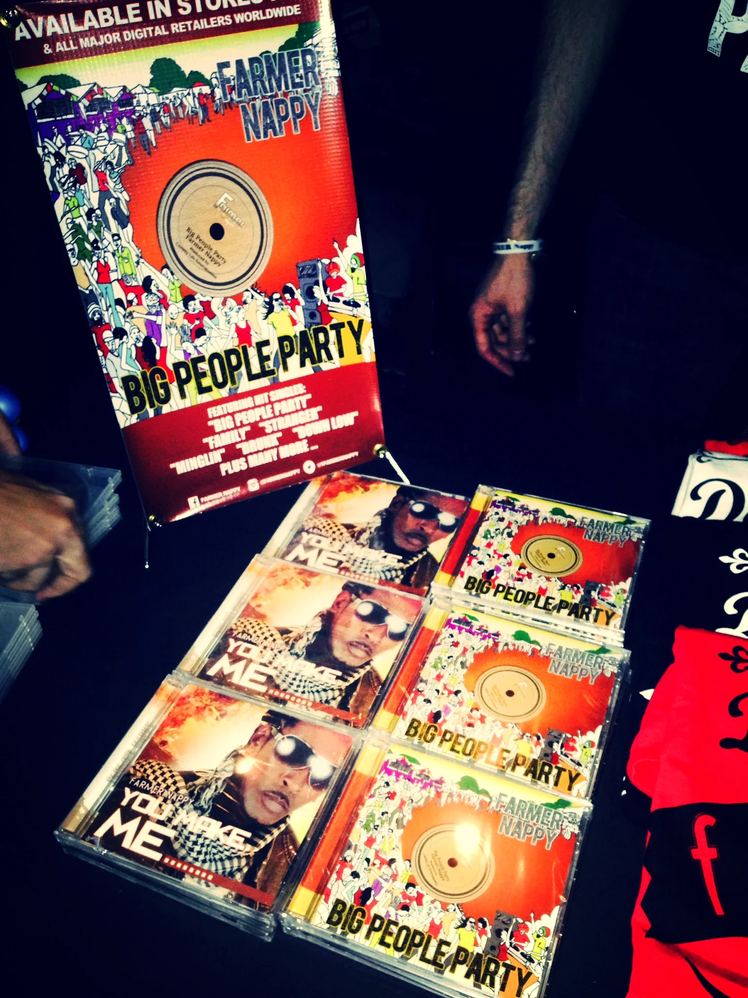 Farmer Nappy cds on sale at SOBs