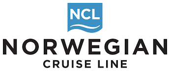 Norwegian Cruise Line logo with NCL in a blue square and the company name below.