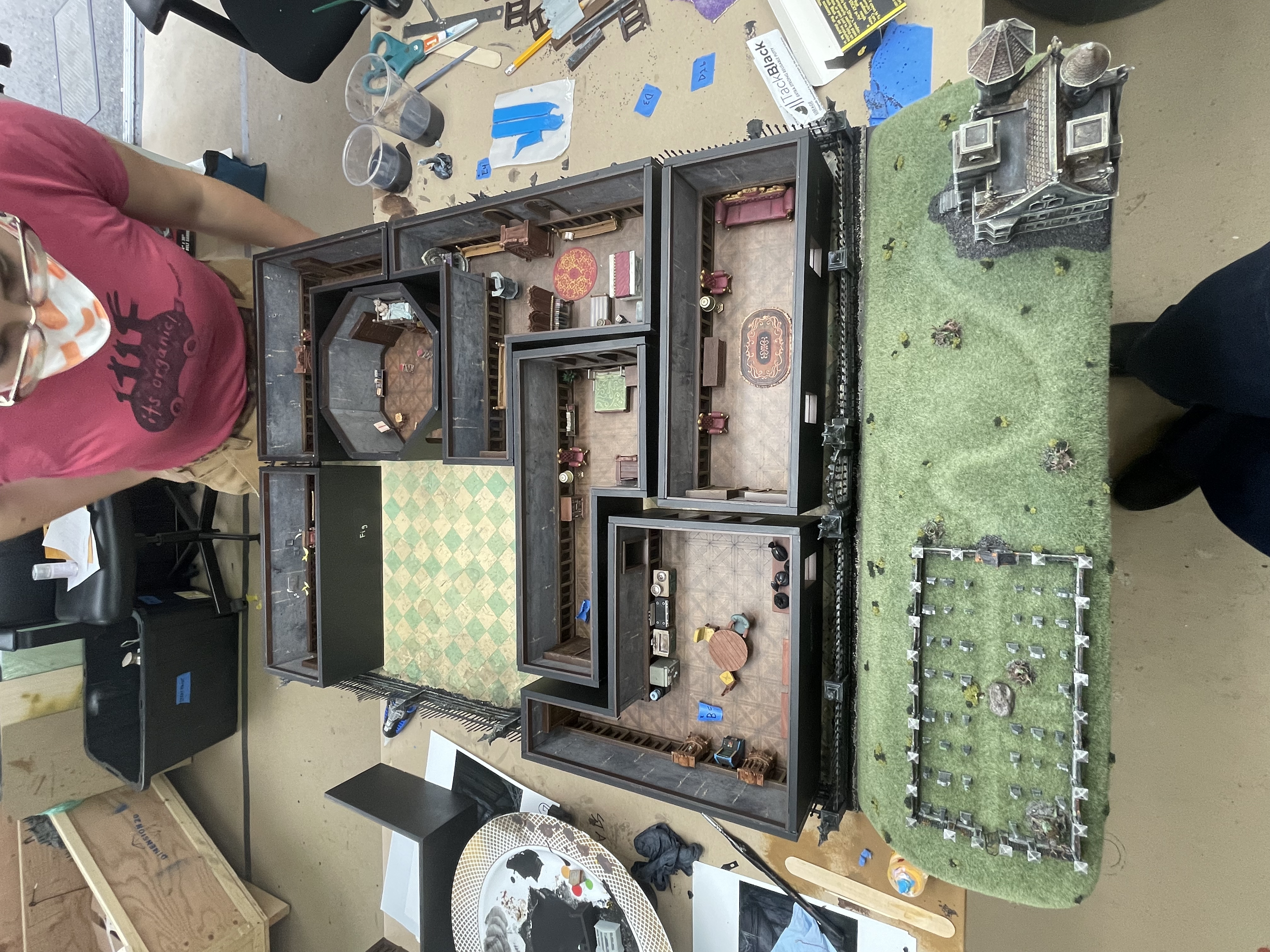 Dimension 20 | Fantasy High Junior Year | Prop and stage fabrication/painting/needle felting