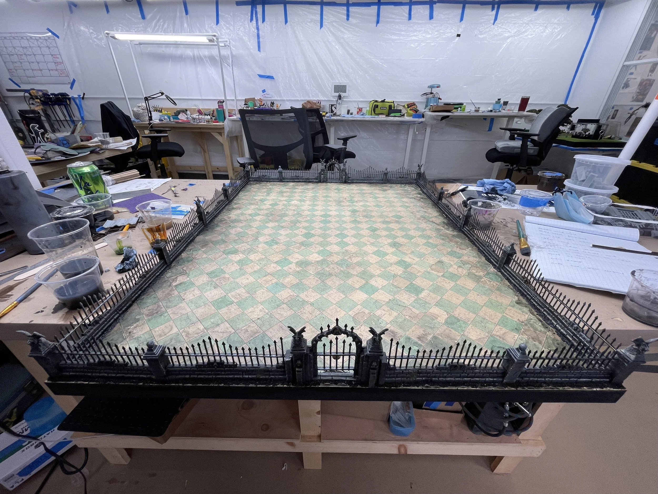 Dimension 20 | Fantasy High Junior Year | Prop and stage fabrication/painting/needle felting