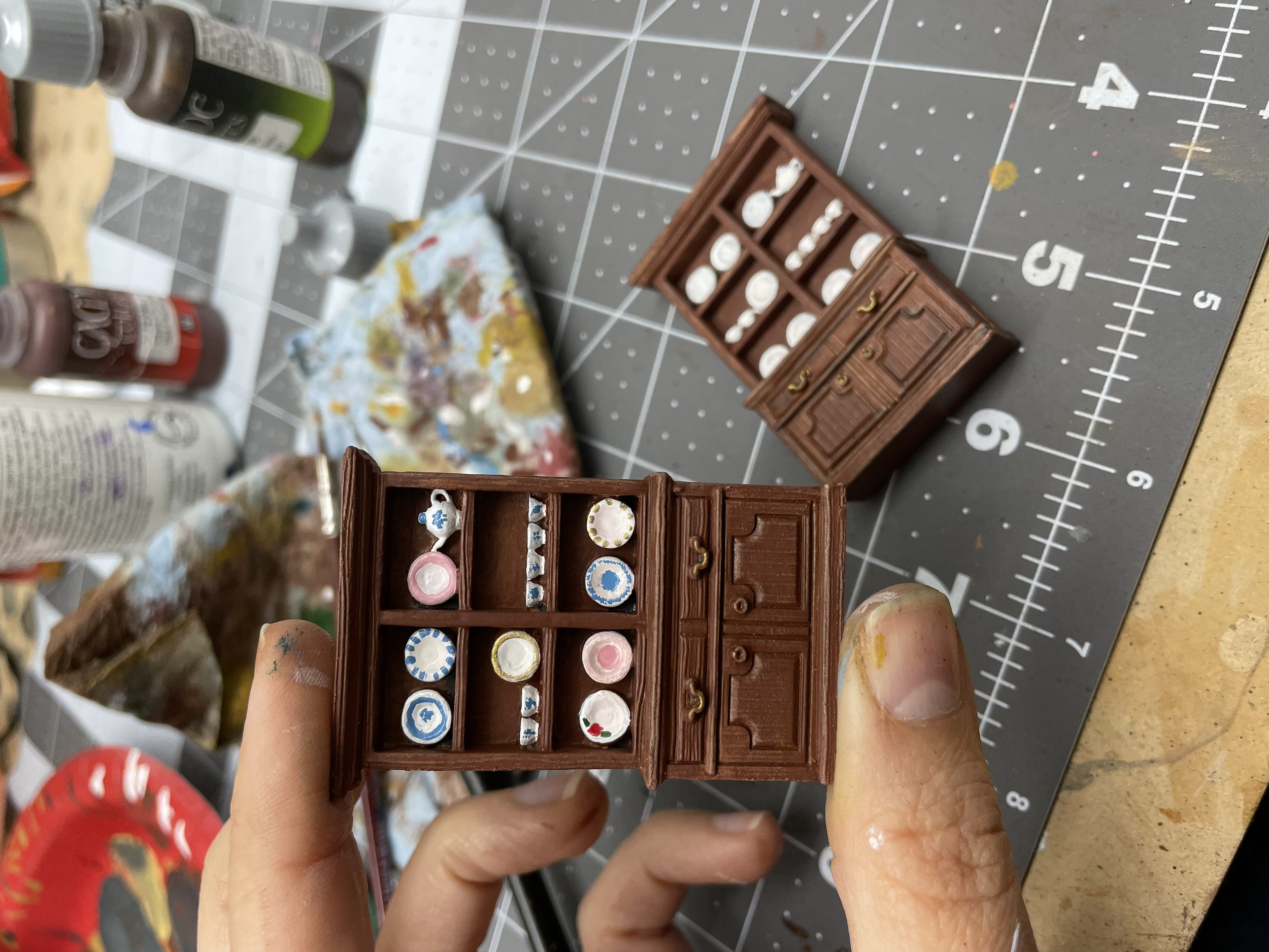 Dimension 20 | Fantasy High Junior Year | Prop and stage fabrication/painting/needle felting