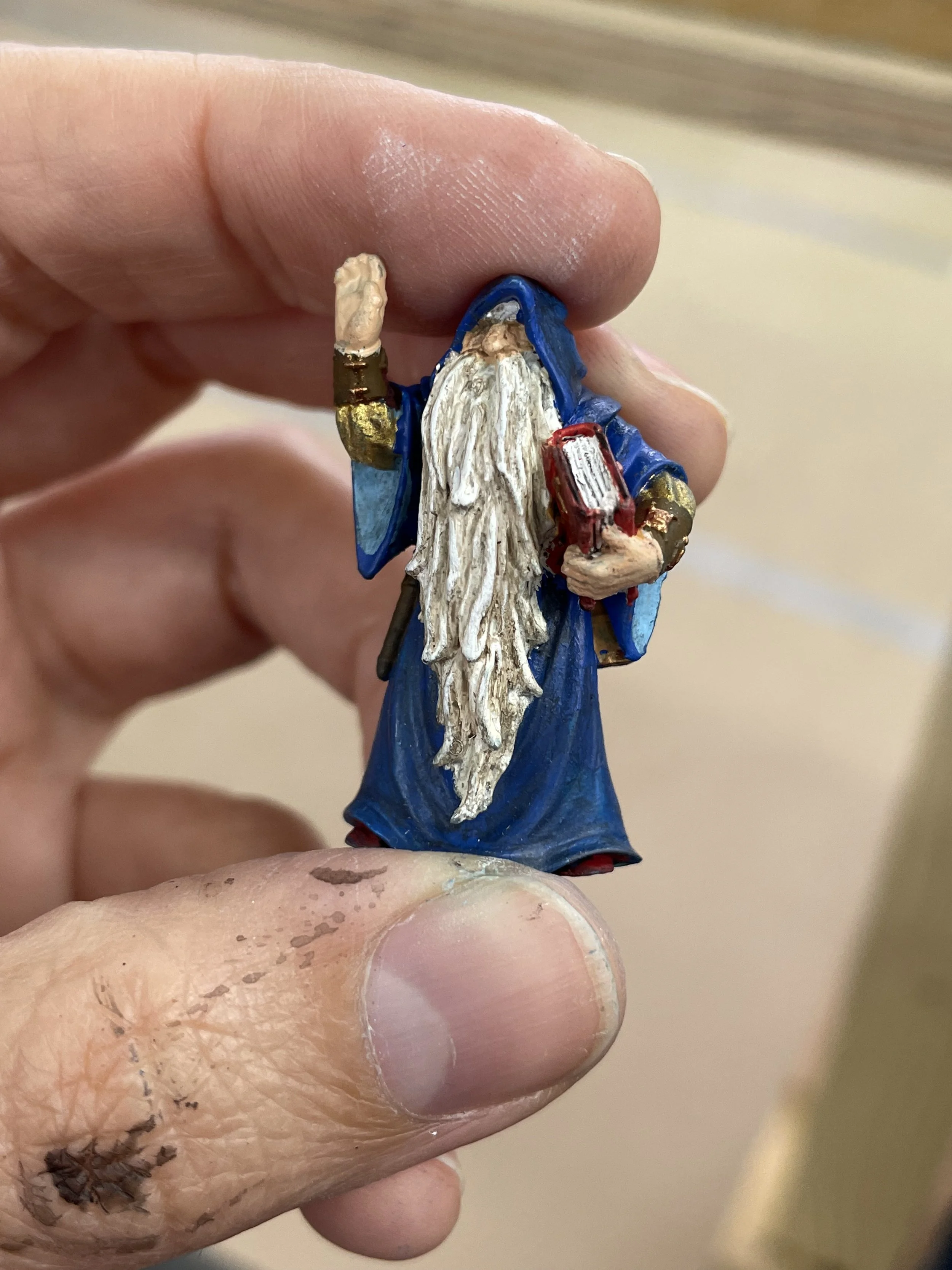 Dimension 20 | Fantasy High Junior Year | Prop and stage fabrication/painting/needle felting