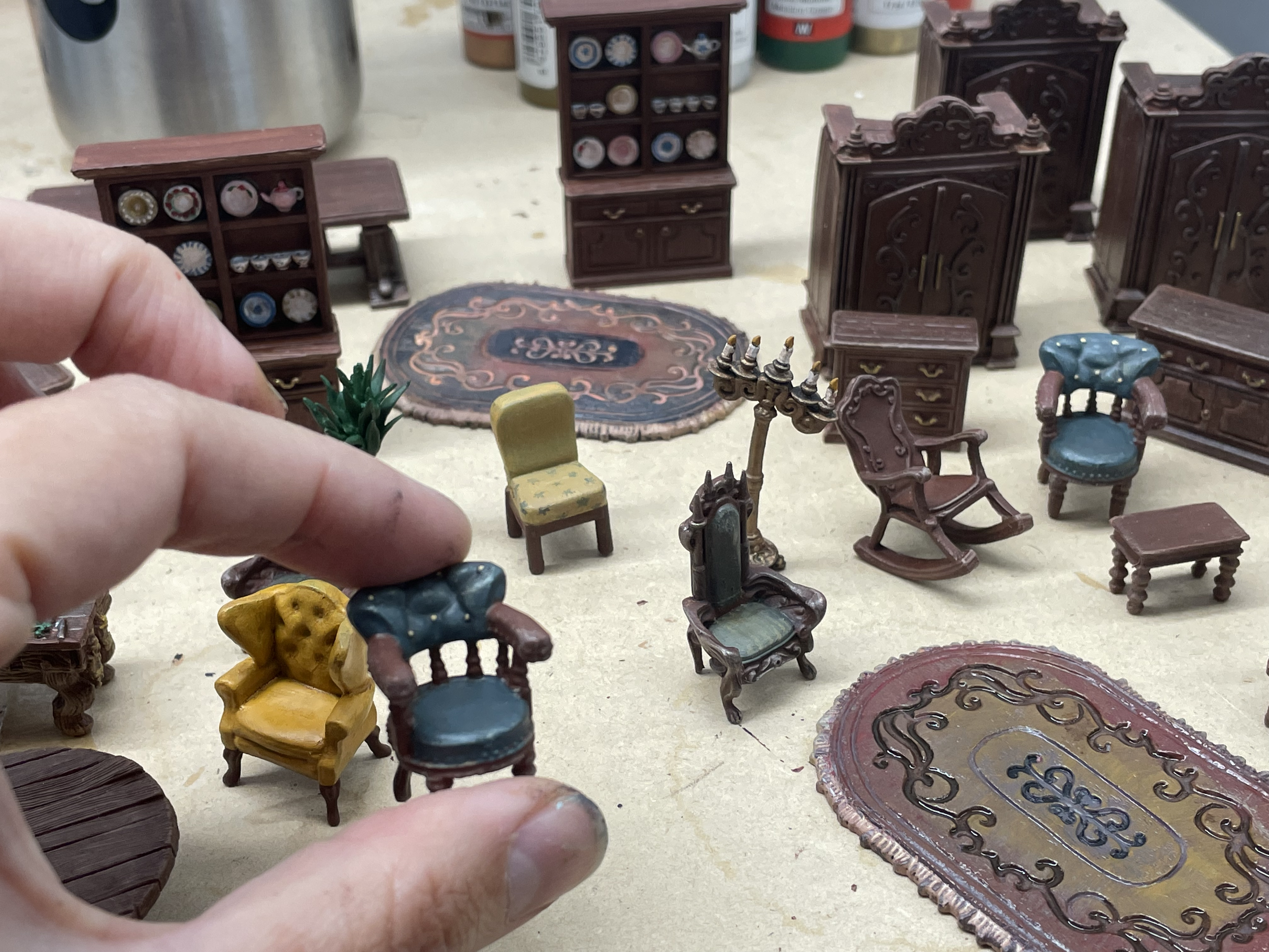 Dimension 20 | Fantasy High Junior Year | Prop and stage fabrication/painting/needle felting