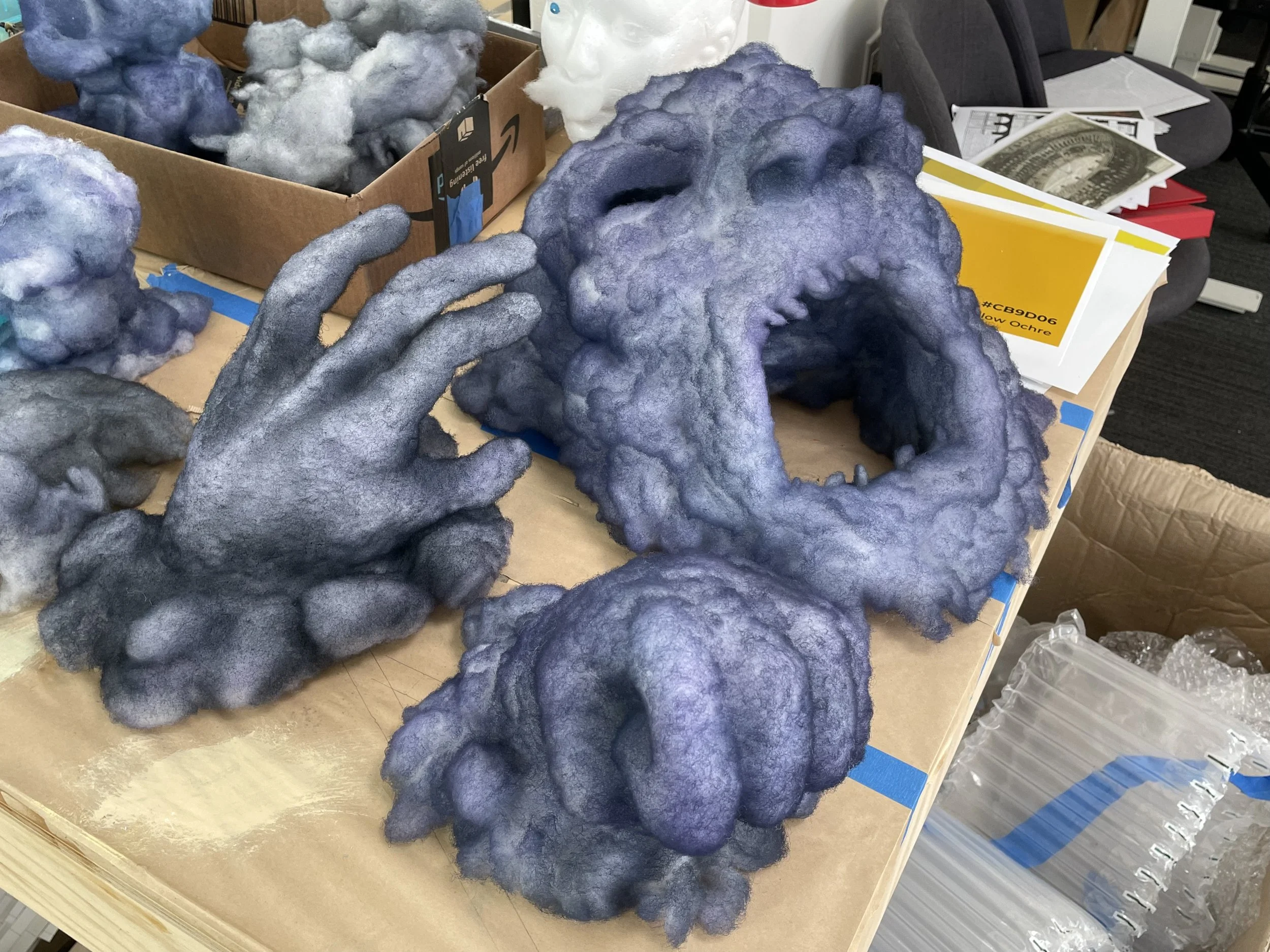 Dimension 20 | Fantasy High Junior Year | Prop and stage fabrication/painting/needle felting