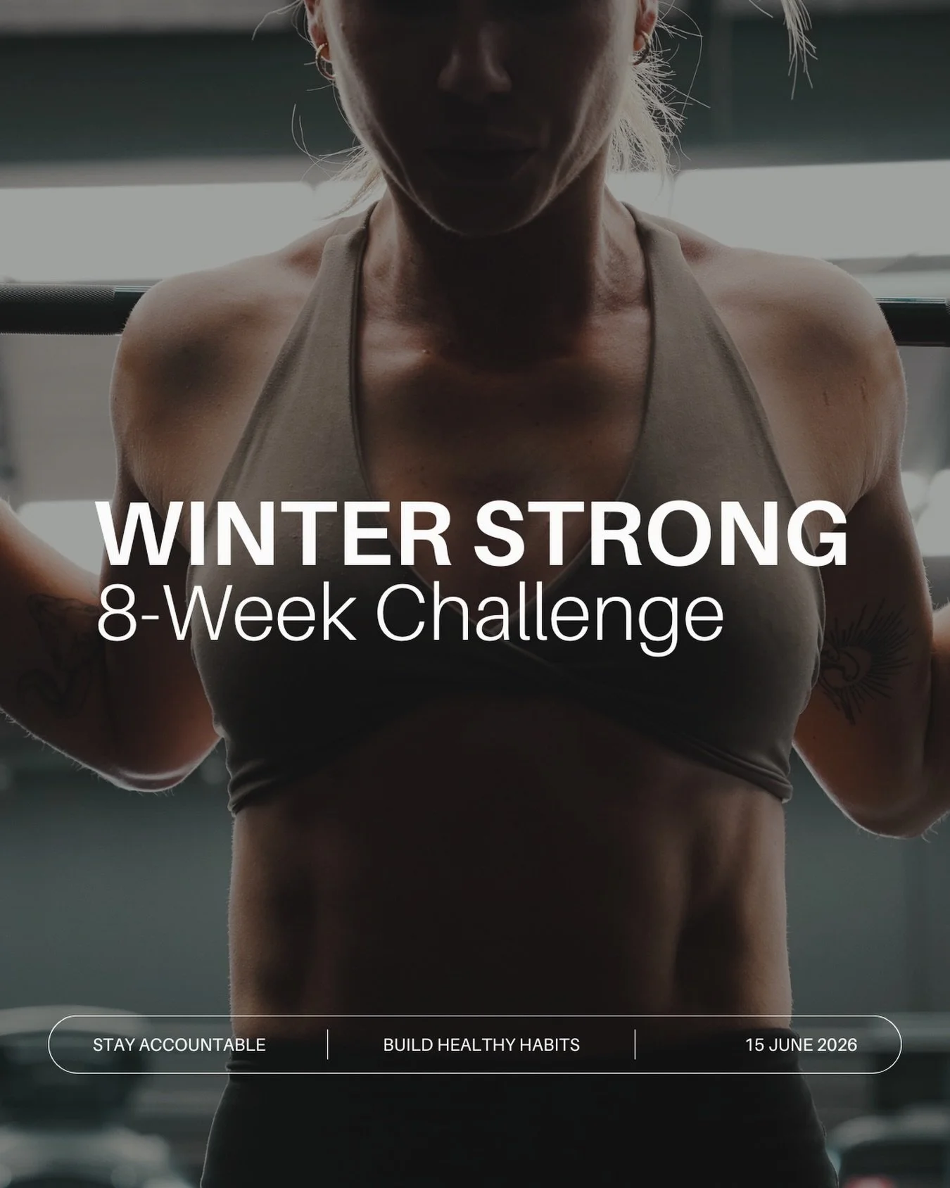 WINTER STRONG IS BACK!
8-Week Challenge - Starts Monday, 15 June 2026

Winter Strong is our 8-week challenge designed to keep you focused, motivated, and consistent through the colder months.

Whether you&rsquo;re working toward body composition goal