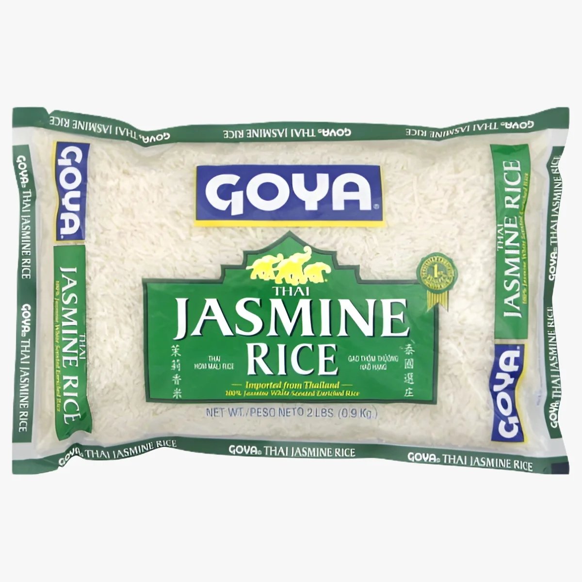 Goya Jasmine Rice, 2 lb - Thai Hom Mali White Scented Enriched Rice