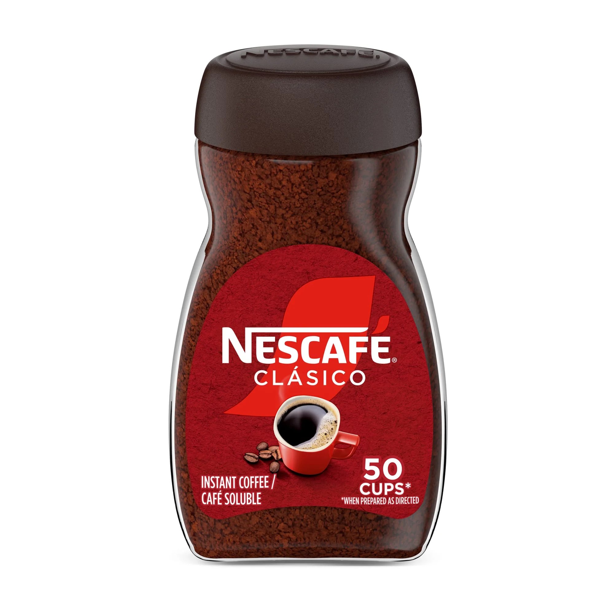 NESCAFÉ CLÁSICO Dark Roast Instant Coffee – Bold & Rich Flavor (3.5 oz / 7 oz)