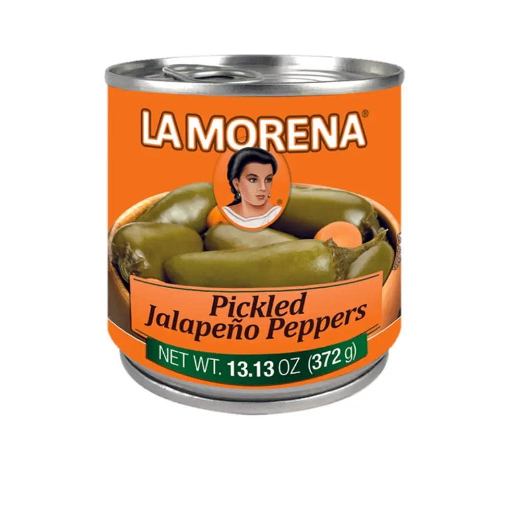 La Morena Whole Pickled Jalapeño Peppers – 13.13 oz & 28.2 oz Jars