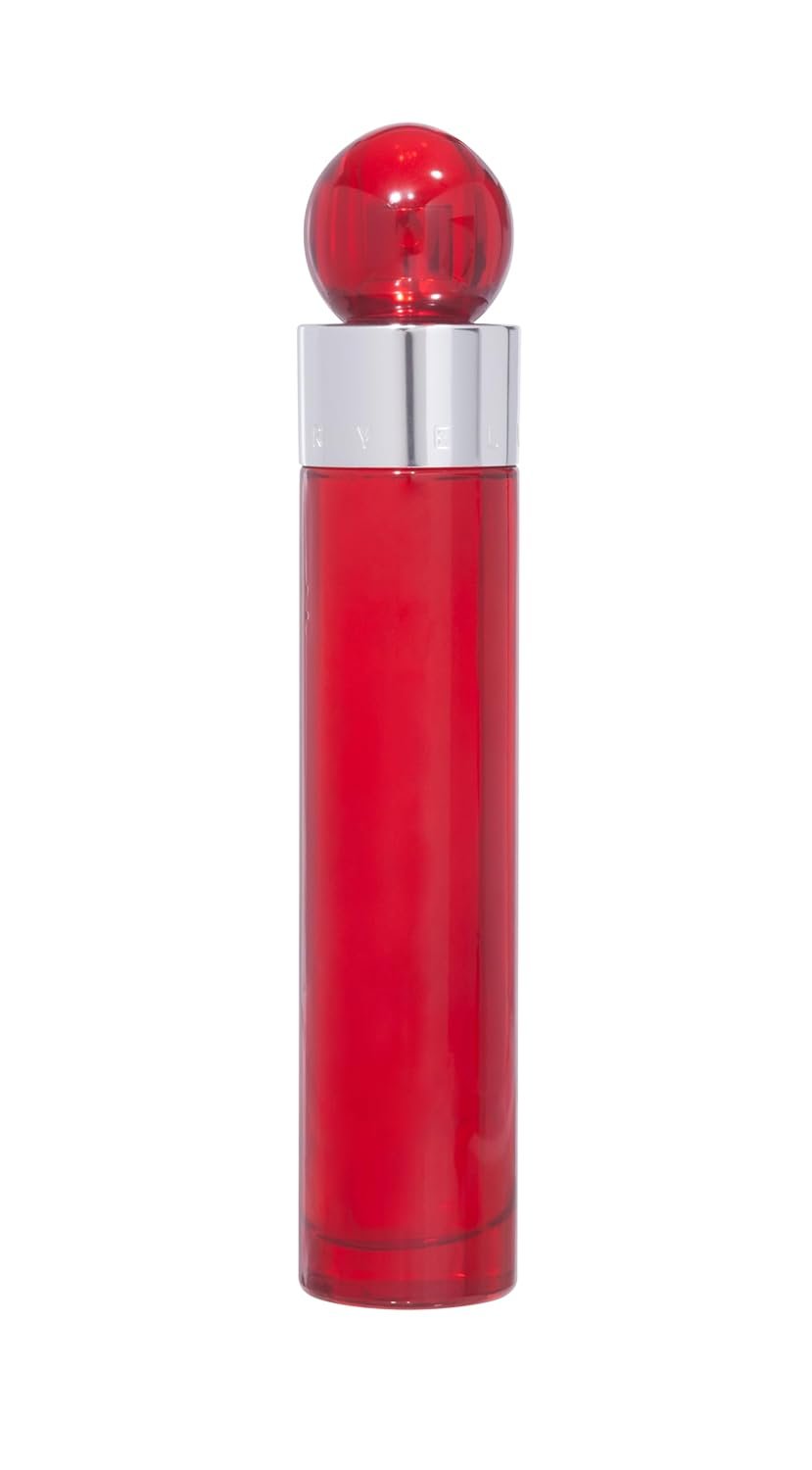 Perry Ellis 360 Red 4 Pc Gift Set - 3.4oz EDT Spray, 6oz Body Spray, 3oz Shower Gel, 7.5ml EDT Spray