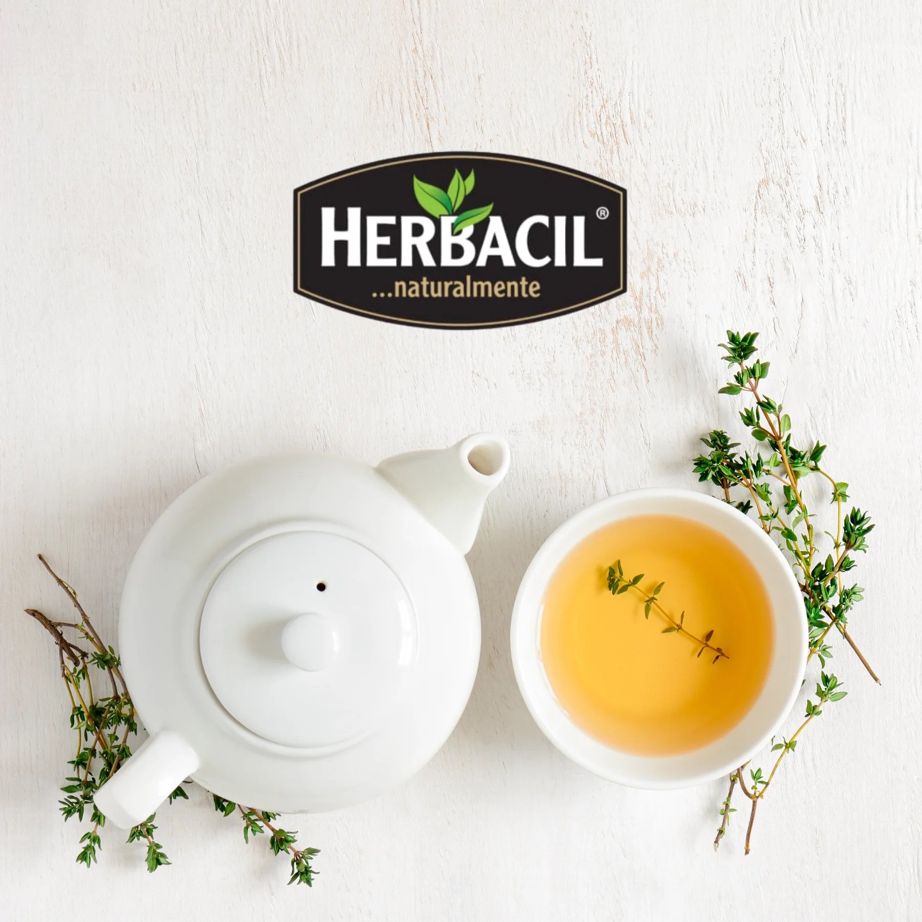 Herbacil Chamomile Tea, Caffeine-Free, 25 Tea Bags – Made with Chamomile Flowers