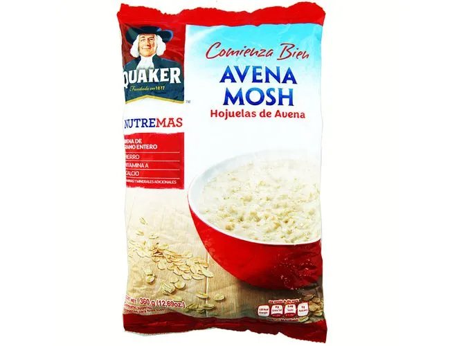 Quaker Avena Mosh, 360g | Instant Oatmeal, Ready to Serve
