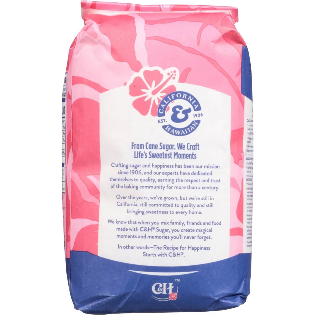 C&H Premium Pure Cane Granulated Sugar 4 lbs – High-Quality Sweetener for All Your Baking Needs