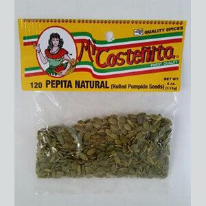 Mi Costeñita Pepita Natural, 2 oz (Raw Pumpkin Seeds)