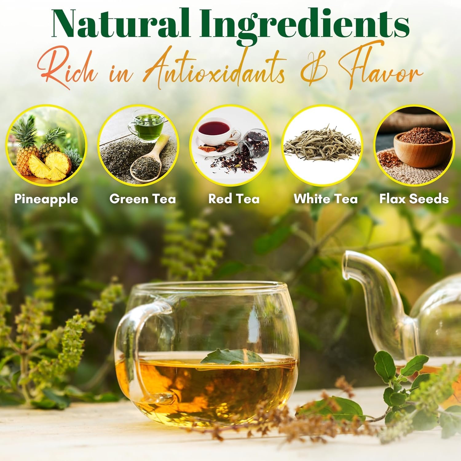 Pinalim Pineapple Tea Extra Strength | 30 Tea Bags | Natural Detox & Weight Support