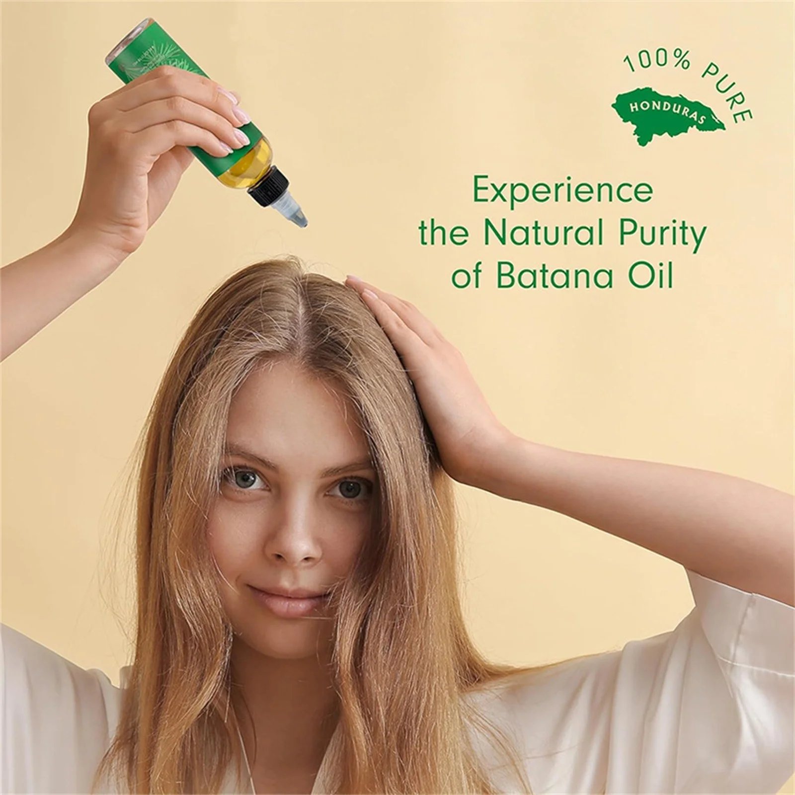 Batana Oil for Hair Growth – 100% Pure & Organic | 4 fl oz | Natural Hair Growth & Deep Conditioning Oil for Damaged Hair, Eyelashes, Eyebrows & Skin