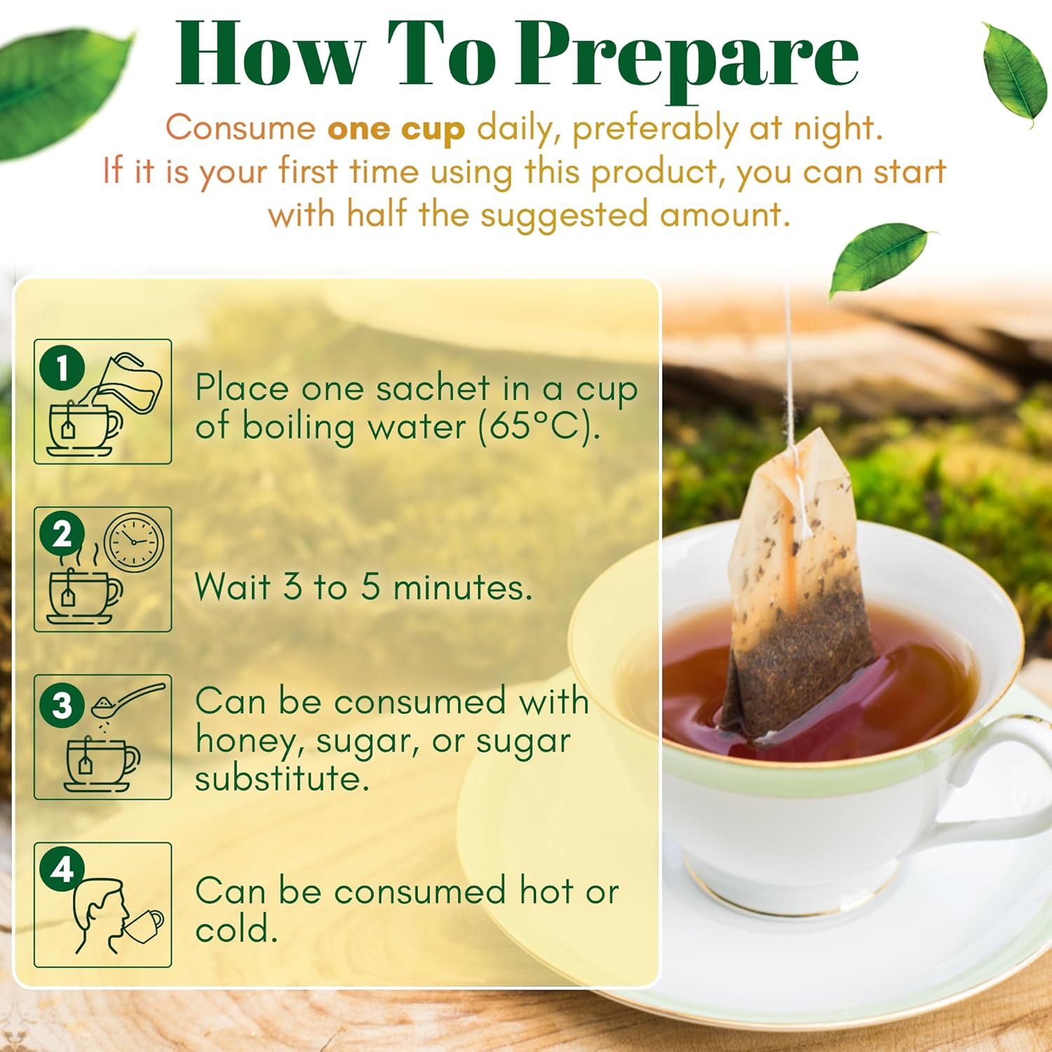 Pinalim Pineapple Tea Extra Strength | 30 Tea Bags | Natural Detox & Weight Support