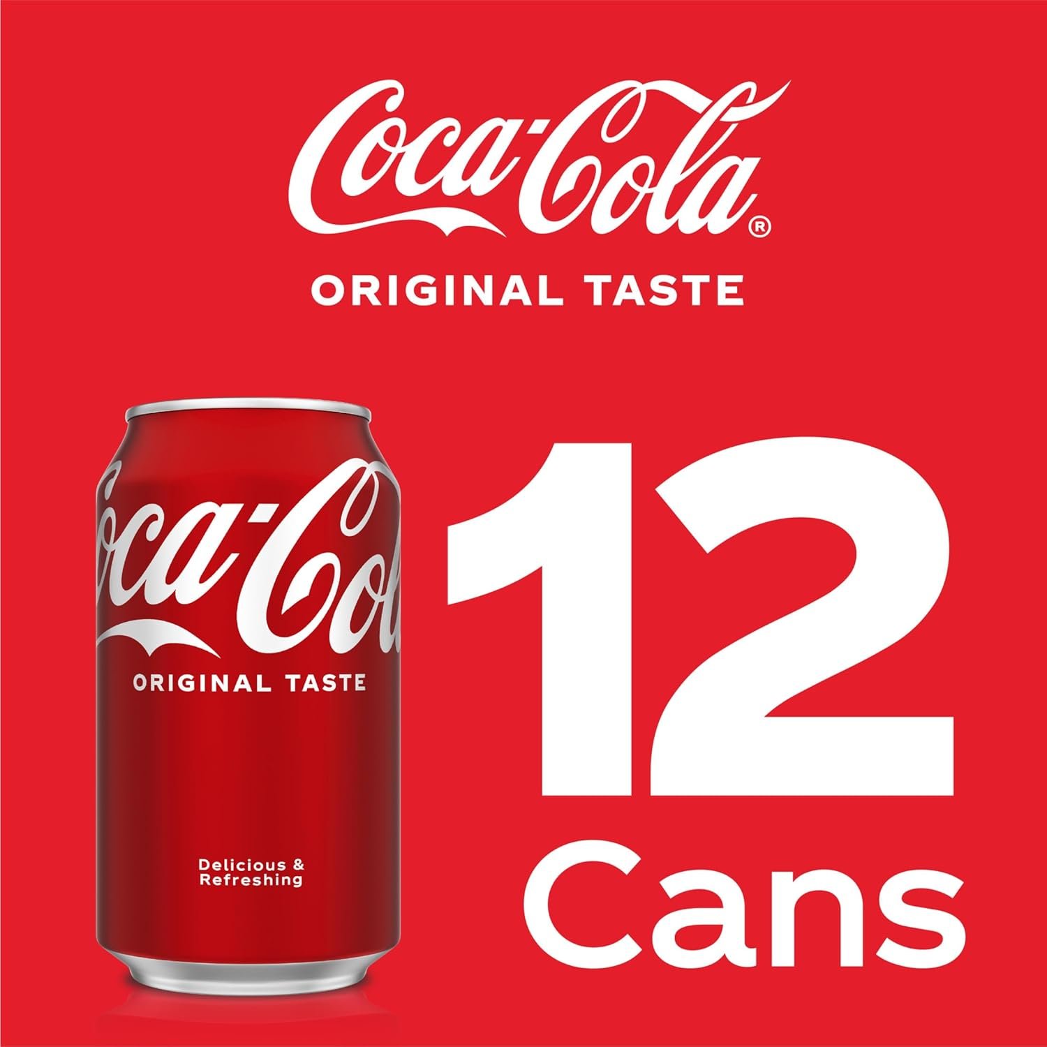 Coca-Cola, 12 fl oz, 12 Pack | Classic Carbonated Soft Drink