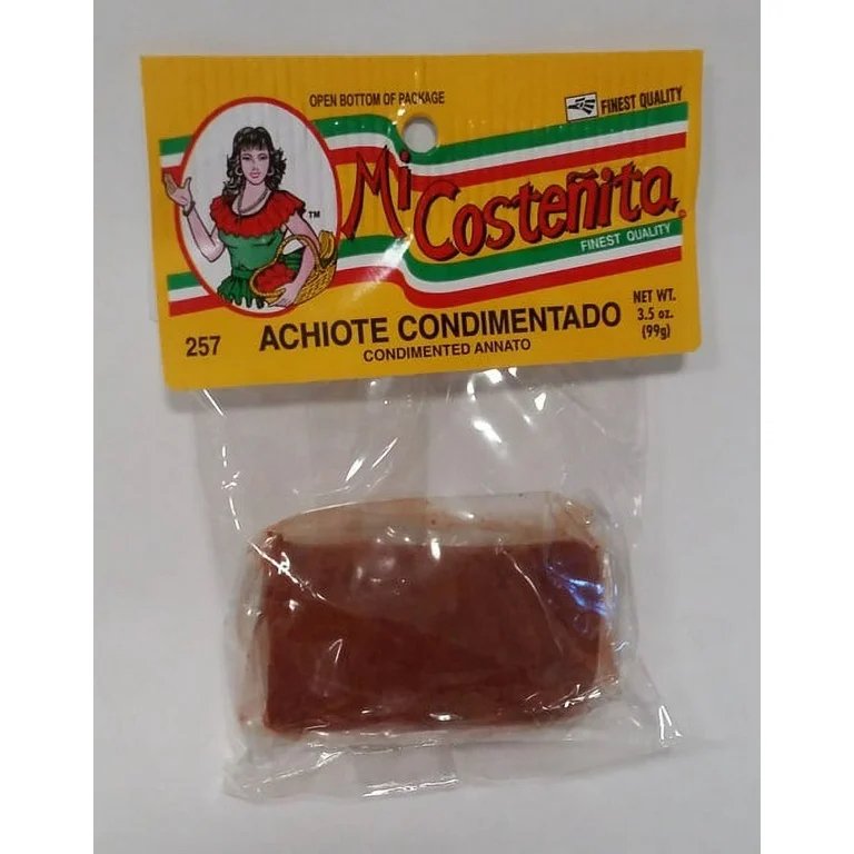 Mi Costeñita Achiote Condimentado, 3.5 oz (Seasoned Annatto)
