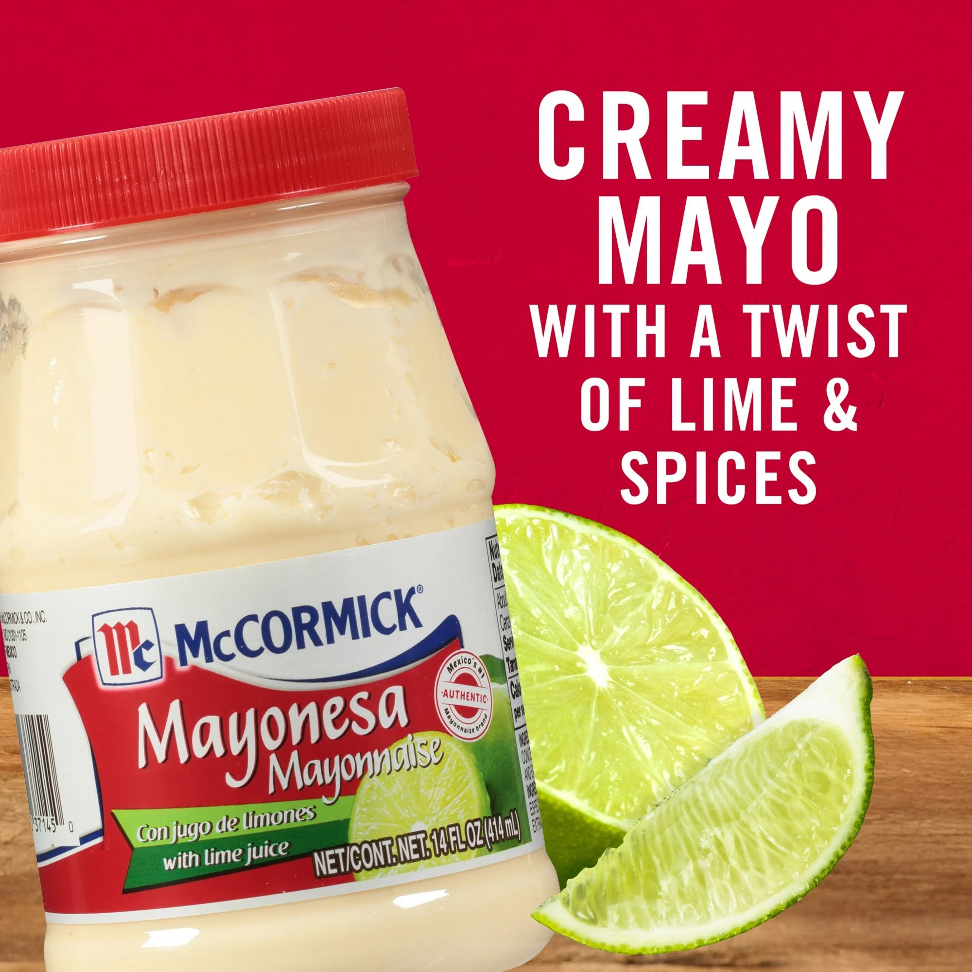 McCormick Mayonesa with Lime Juice – 14 fl oz & 20 fl oz