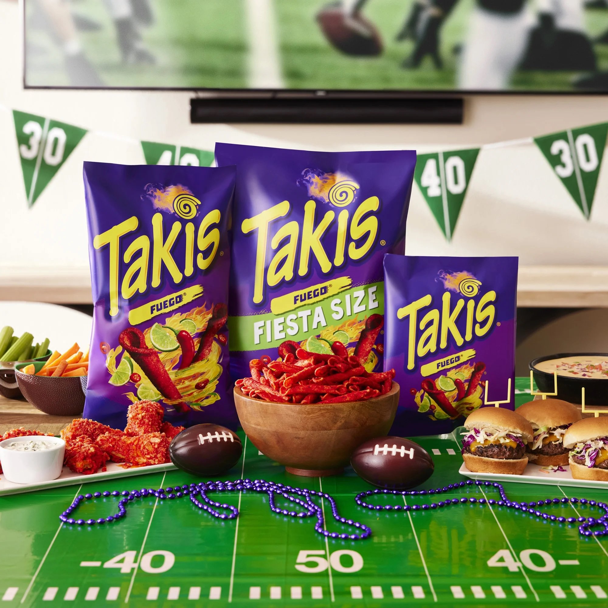 Takis Fuego Rolled Tortilla Chips, Hot Chili Pepper & Lime, 9.9 oz Sharing Size Bag