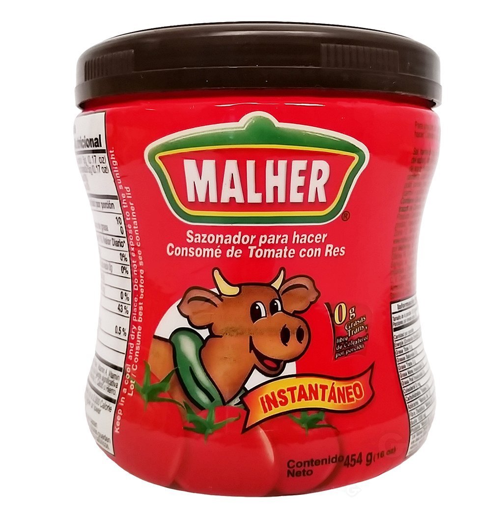 Malher Tomato Beef Bouillon, 16 oz - Consomé de Tomate y Res