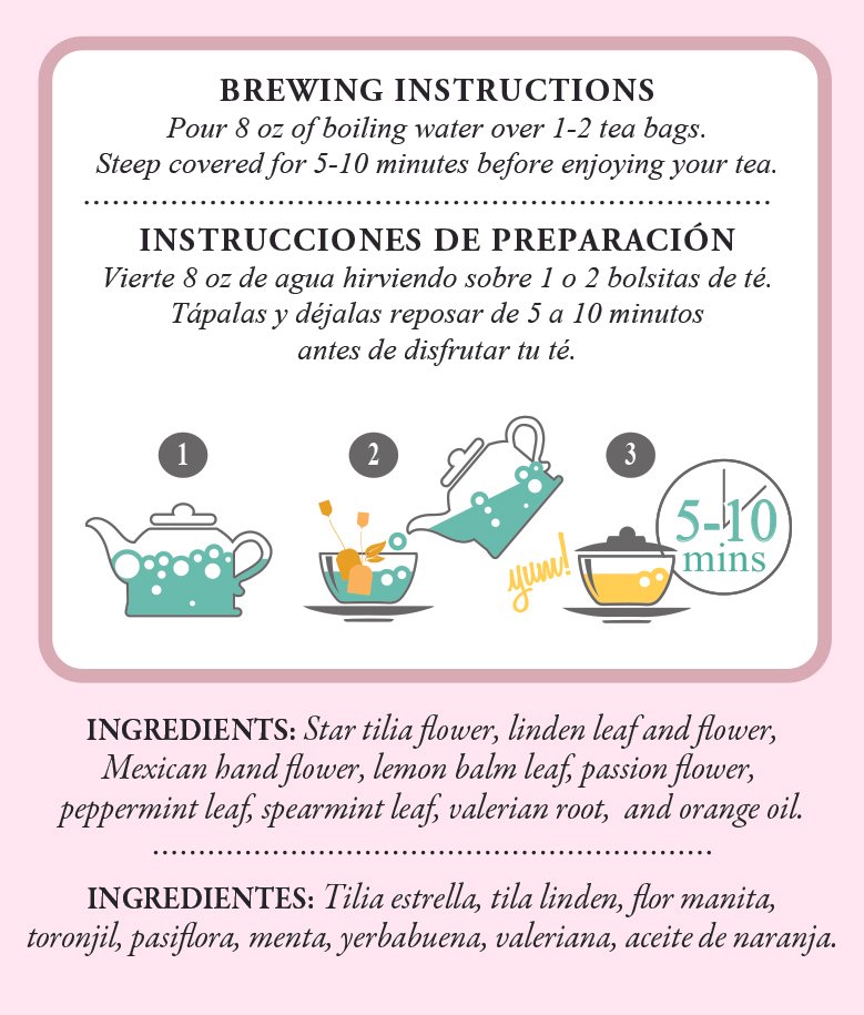 Tadin Seven Blossoms Tea, Herbal Tea, Caffeine-Free, 24 Tea Bags
