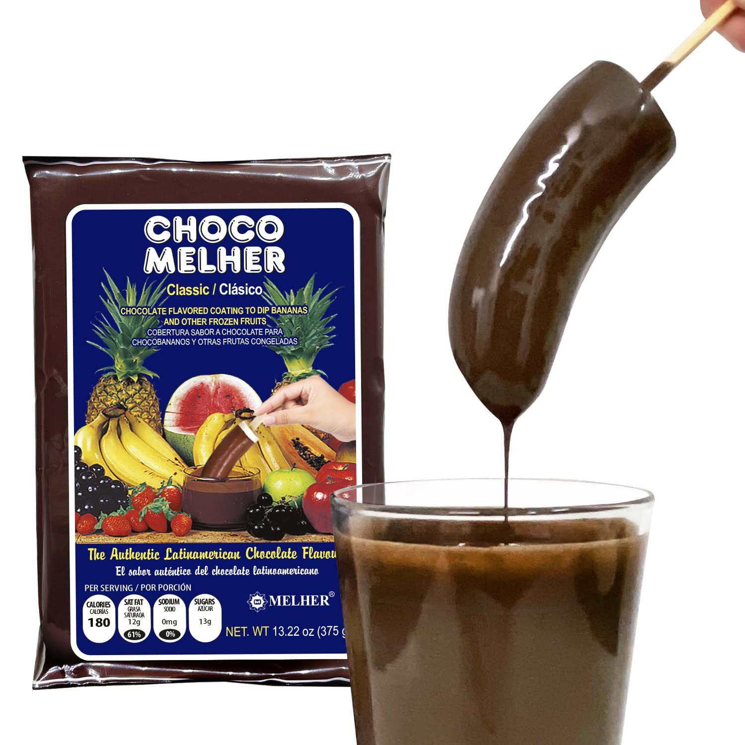 Choco Melher Latin American Chocolate Dip for Chocobananas – 13.22 oz