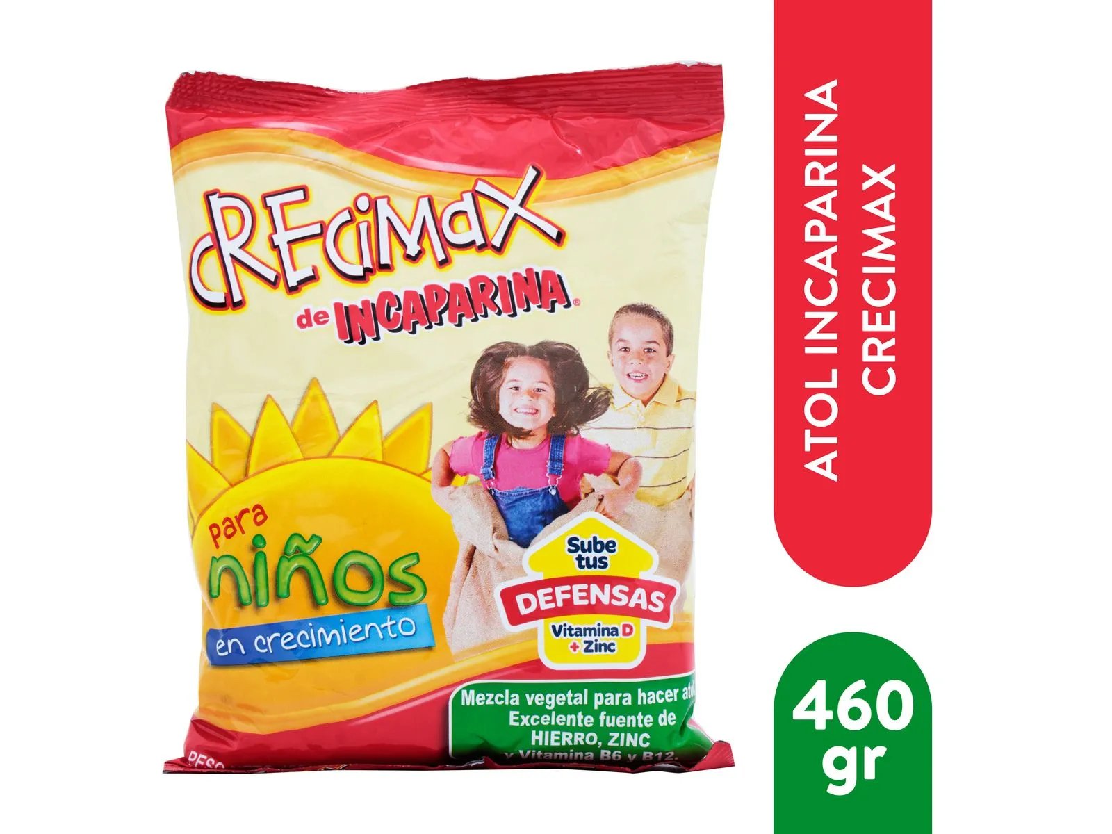 Crecimax de Incaparina Para Niños, 15.9oz | Nutritious Cereal for Kids