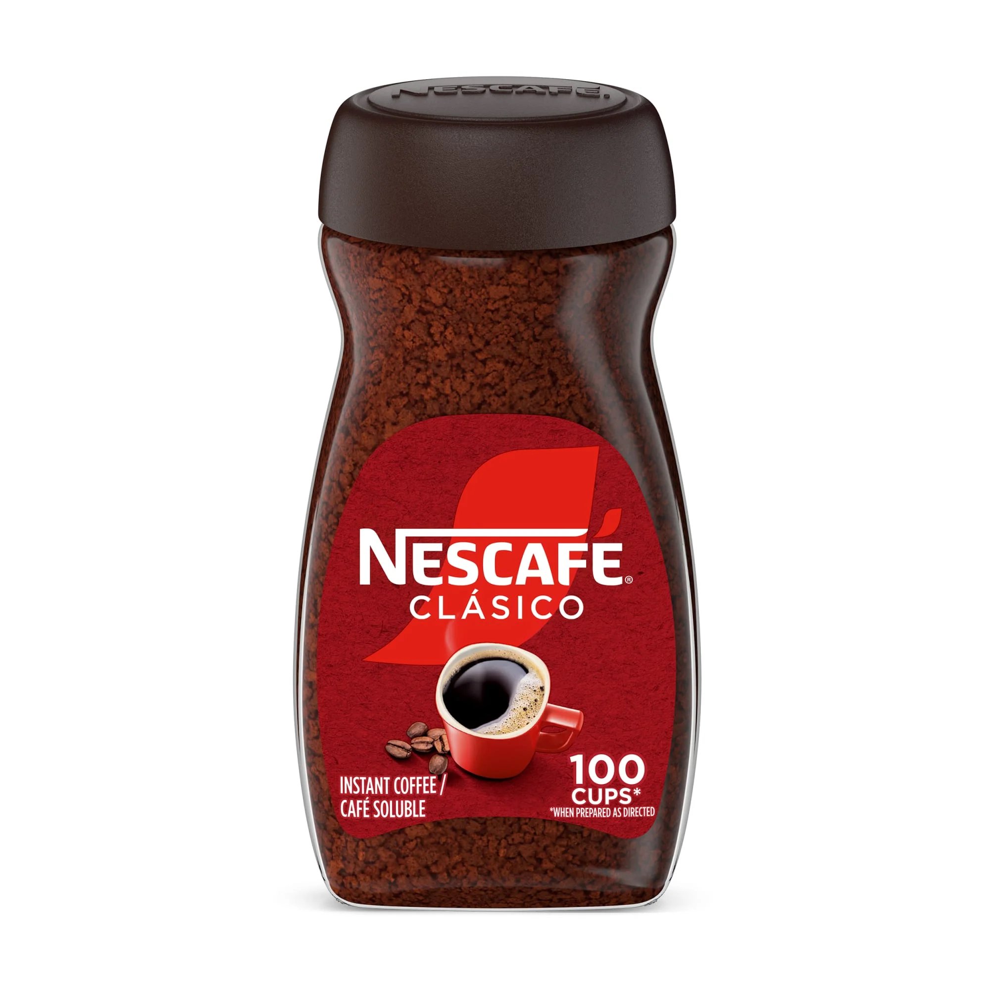 NESCAFÉ CLÁSICO Dark Roast Instant Coffee – Bold & Rich Flavor (3.5 oz / 7 oz)