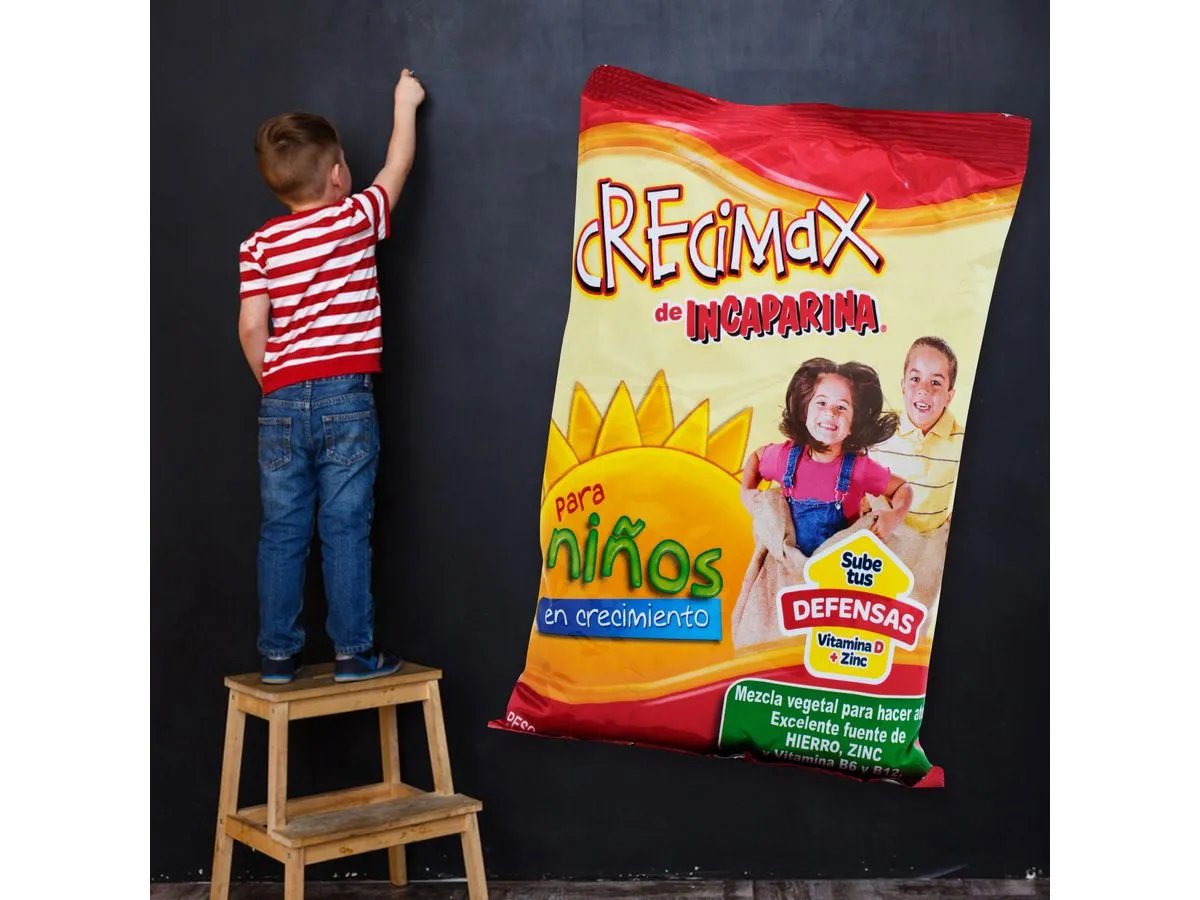 Crecimax de Incaparina Para Niños, 15.9oz | Nutritious Cereal for Kids