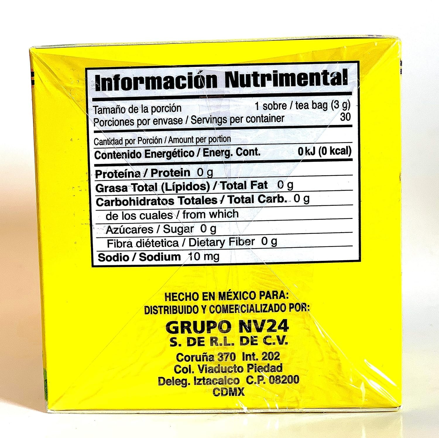 Tea Chupa Panza – Ginger, Pineapple, Flaxseed & Cinnamon, 30 Tea Bags