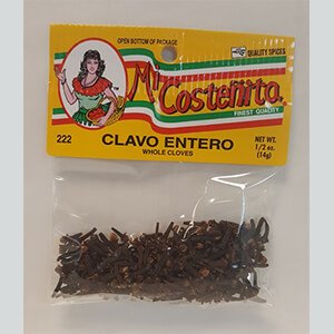 Mi Costeñita Clavo Entero, 14g (Whole Cloves)