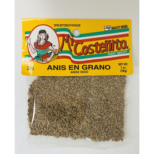 Mi Costeñita Anís en Grano, 1 oz (Whole Anise Seeds)