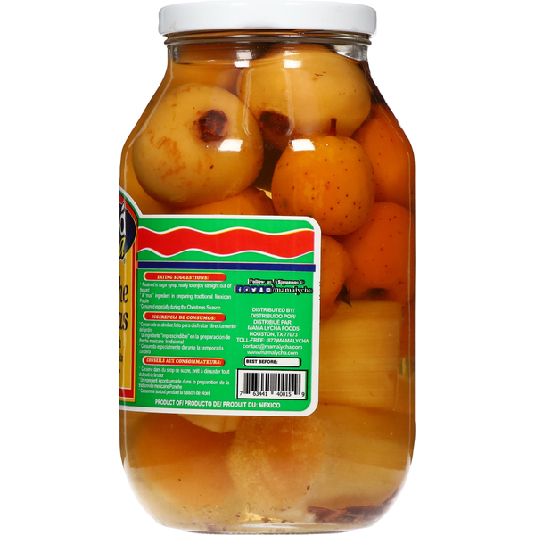 Mama Lycha Ponche de Frutas 32 oz – Traditional Mexican Fruit Punch with Guava and Cinnamon
