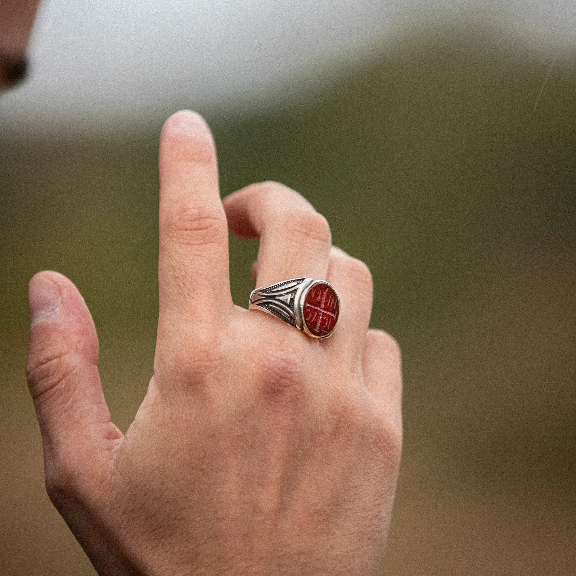 SPQR - Intaglio Crusader Ring