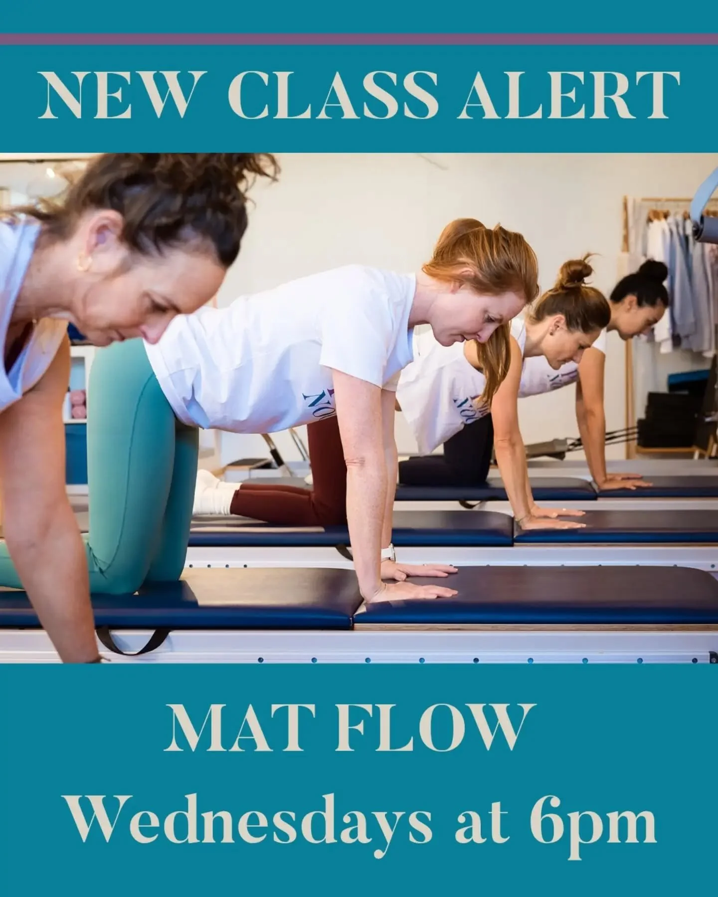 MAT FLOW PILATES CLASS

New class on the schedule - of which a lot of people are please about - Mat Flow.

Wednesdays at 6pm with Emma.

There is a resurgence of Mat pilates at the moment because it is being realised how amazing it is to improve your