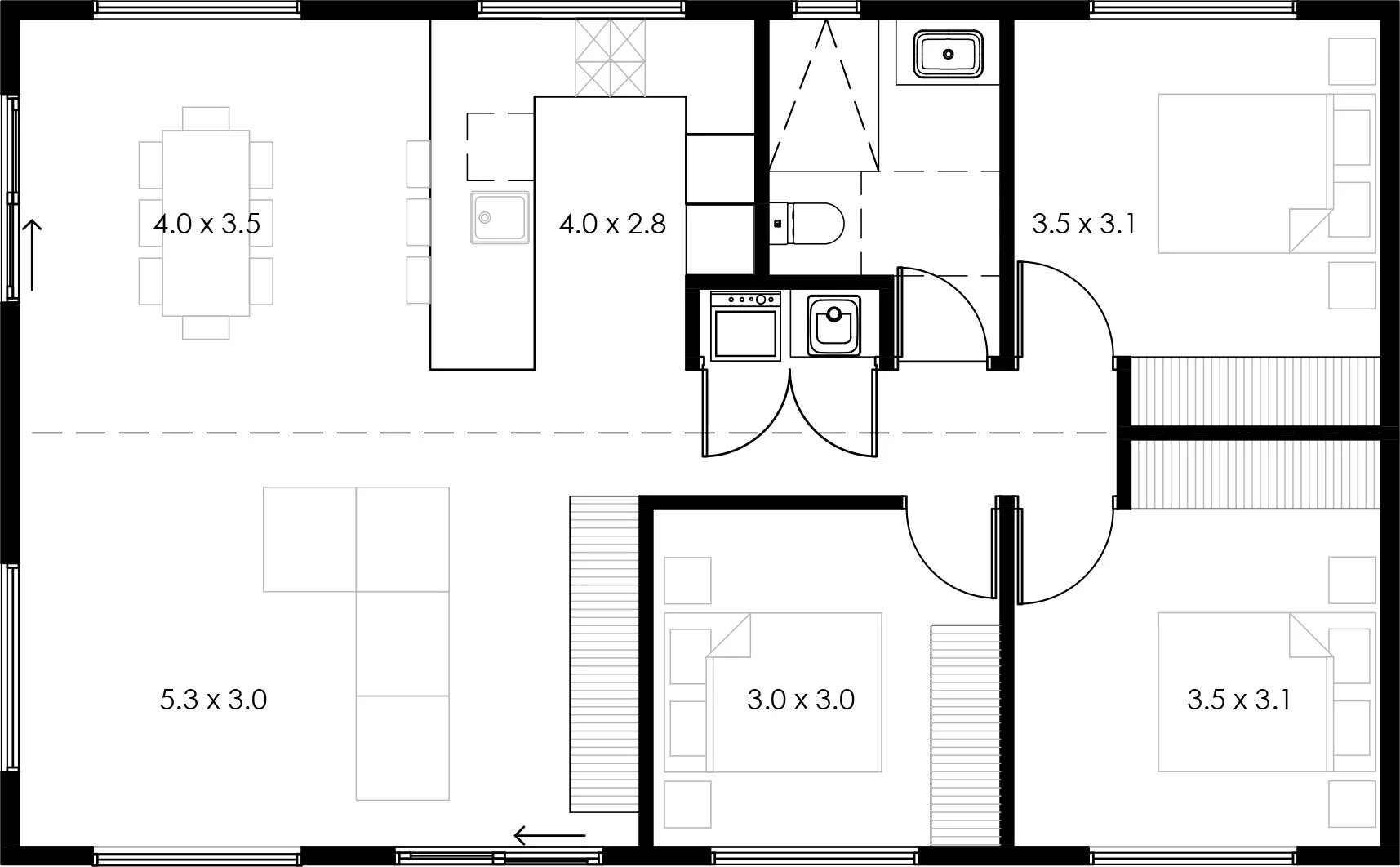 Our inhouse design team can provide you with turn key solutions for you - plans available for purchase