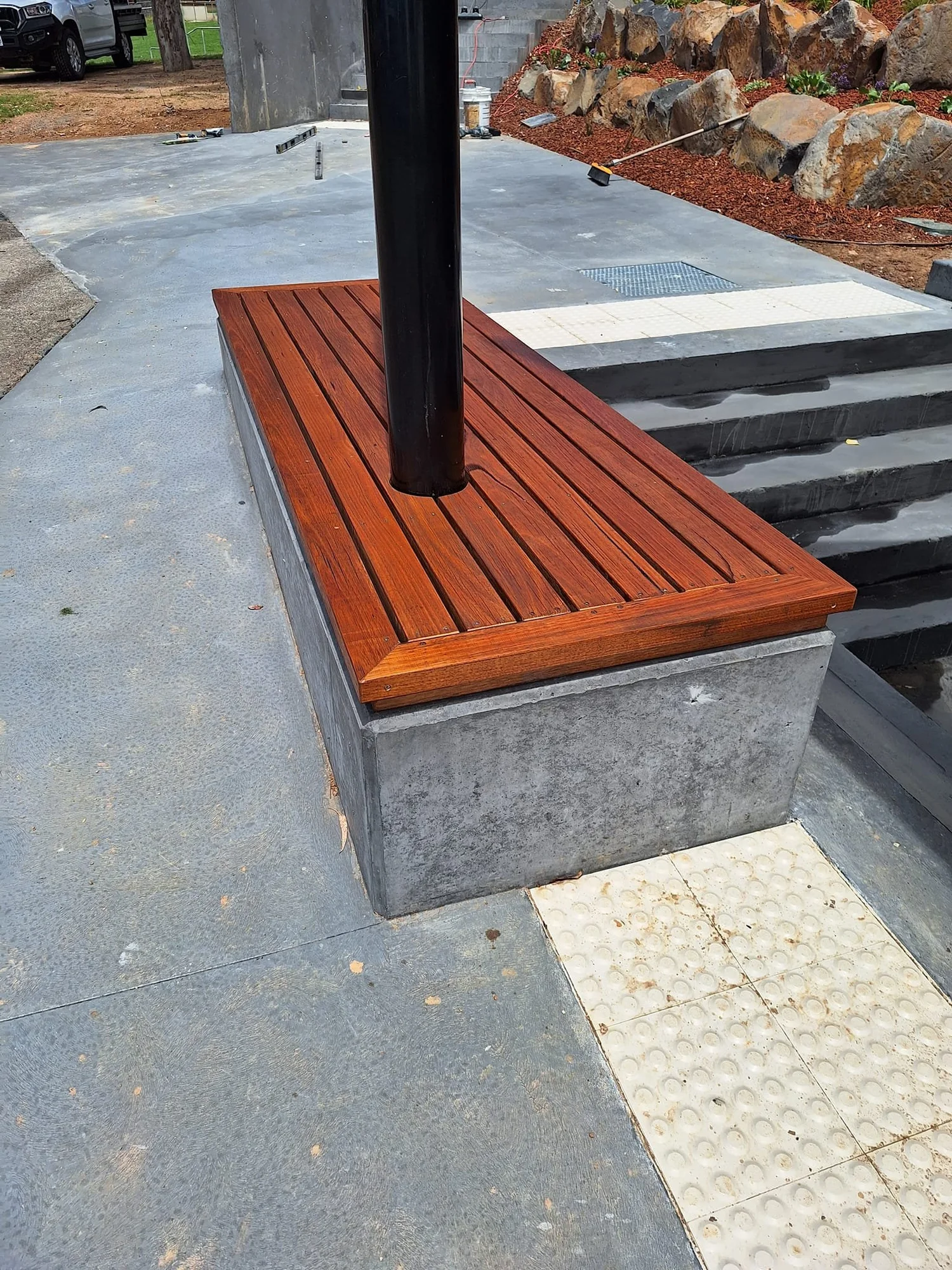 Carpentry work on a Hinton Contracting Vic building site