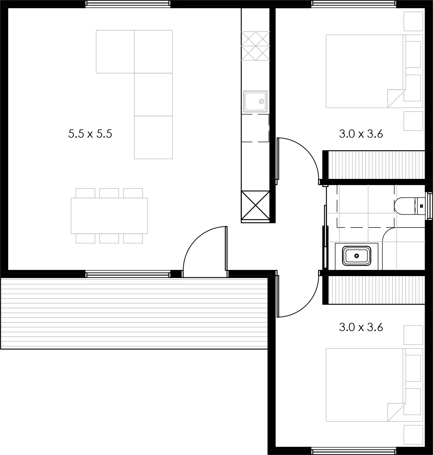 Our inhouse design team can provide you with turn key solutions for you - plans available for purchase
