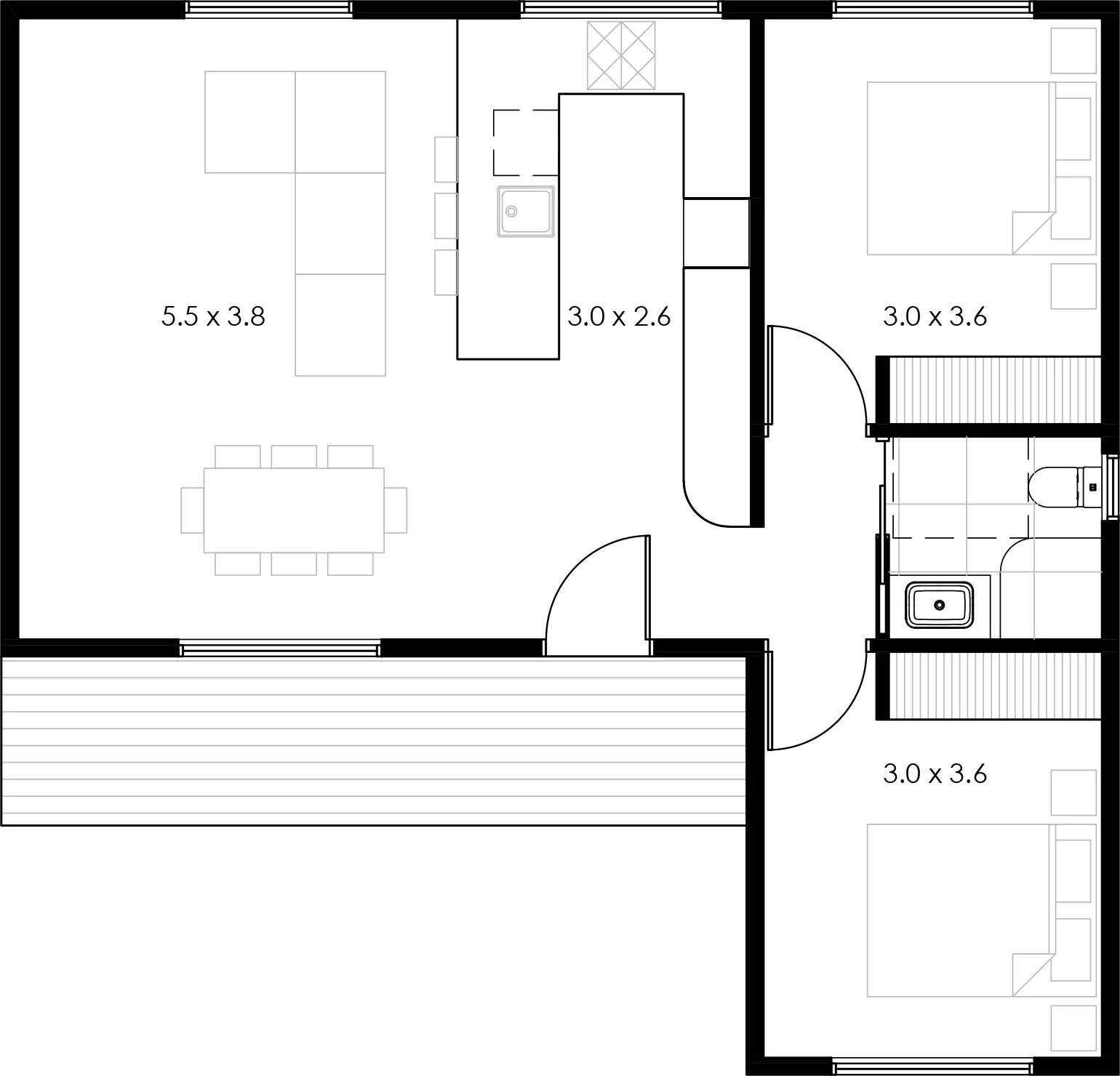 Our inhouse design team can provide you with turn key solutions for you - plans available for purchase