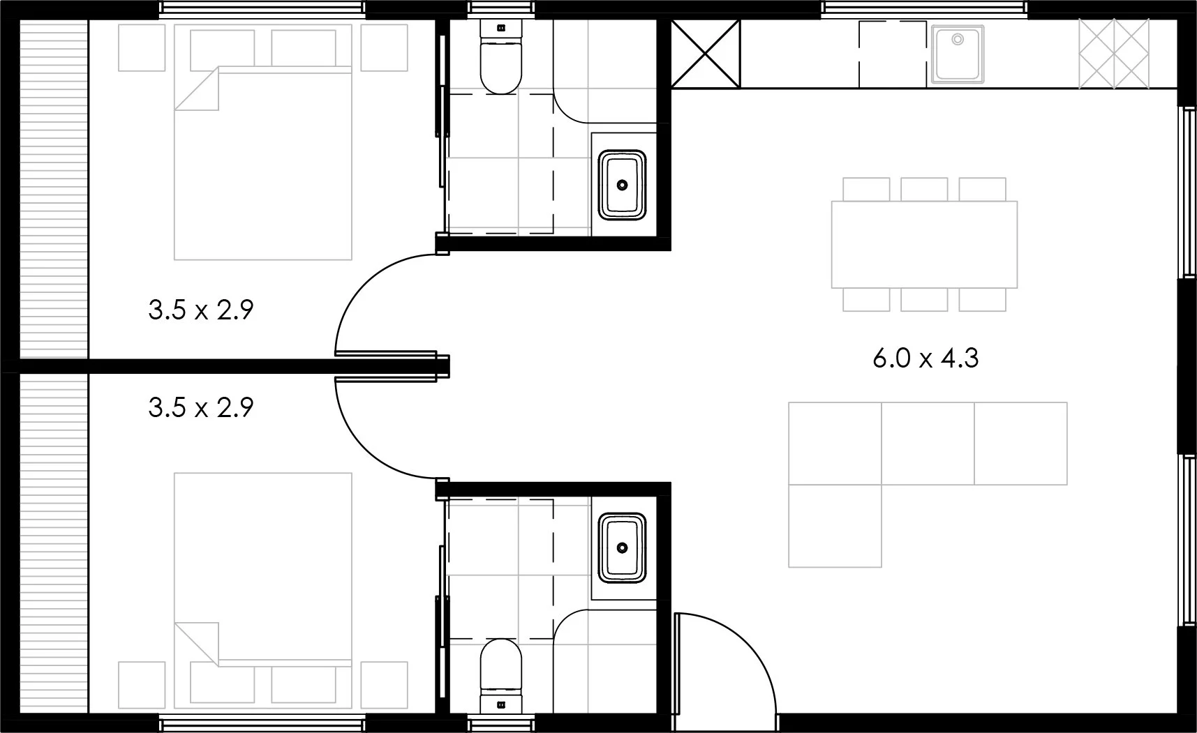 Our inhouse design team can provide you with turn key solutions for you - plans available for purchase