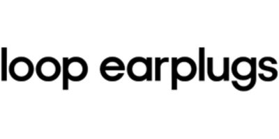Logo of Loop Earplugs with stylized text.
