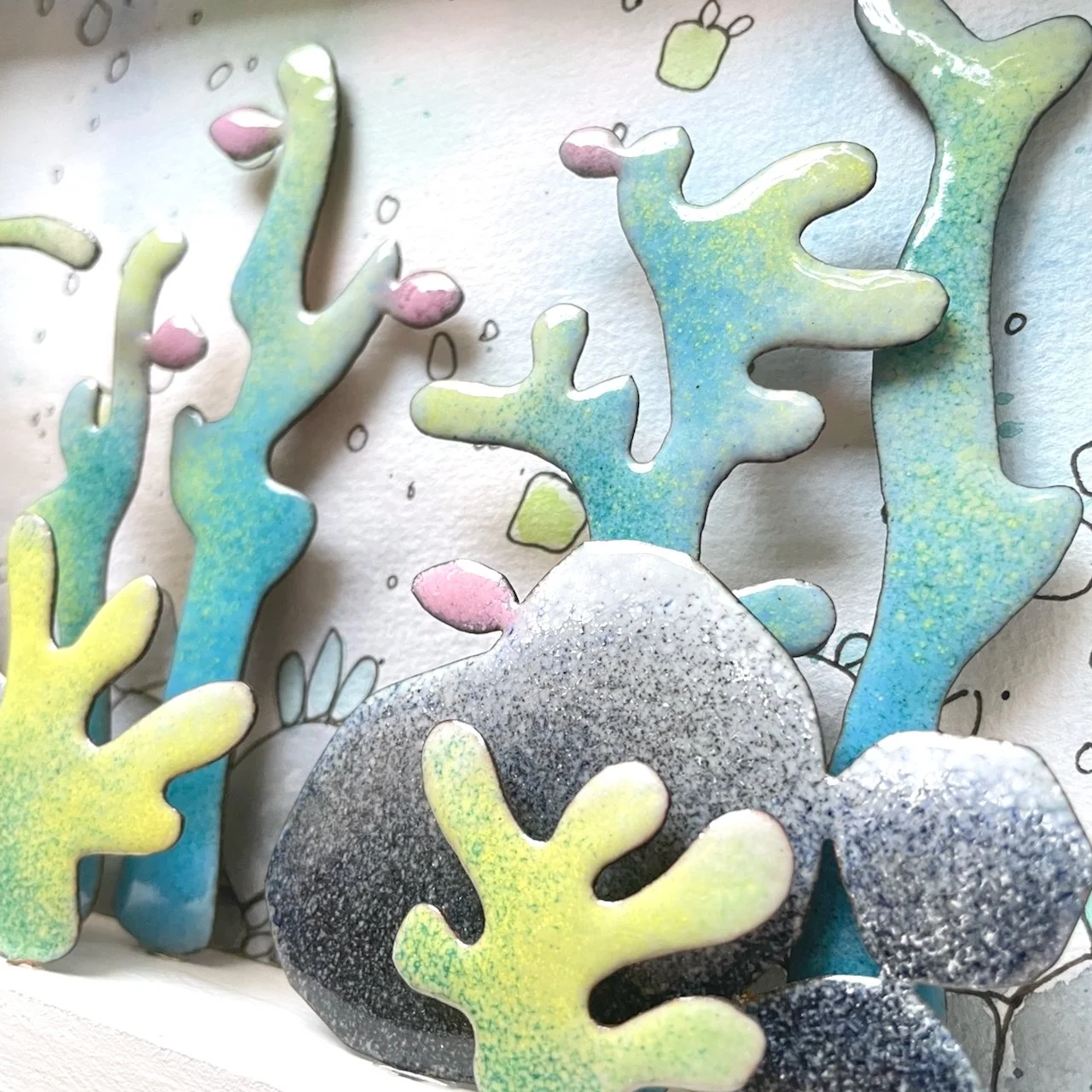 "Korallengarten" Objekte, Unterwasserwelten