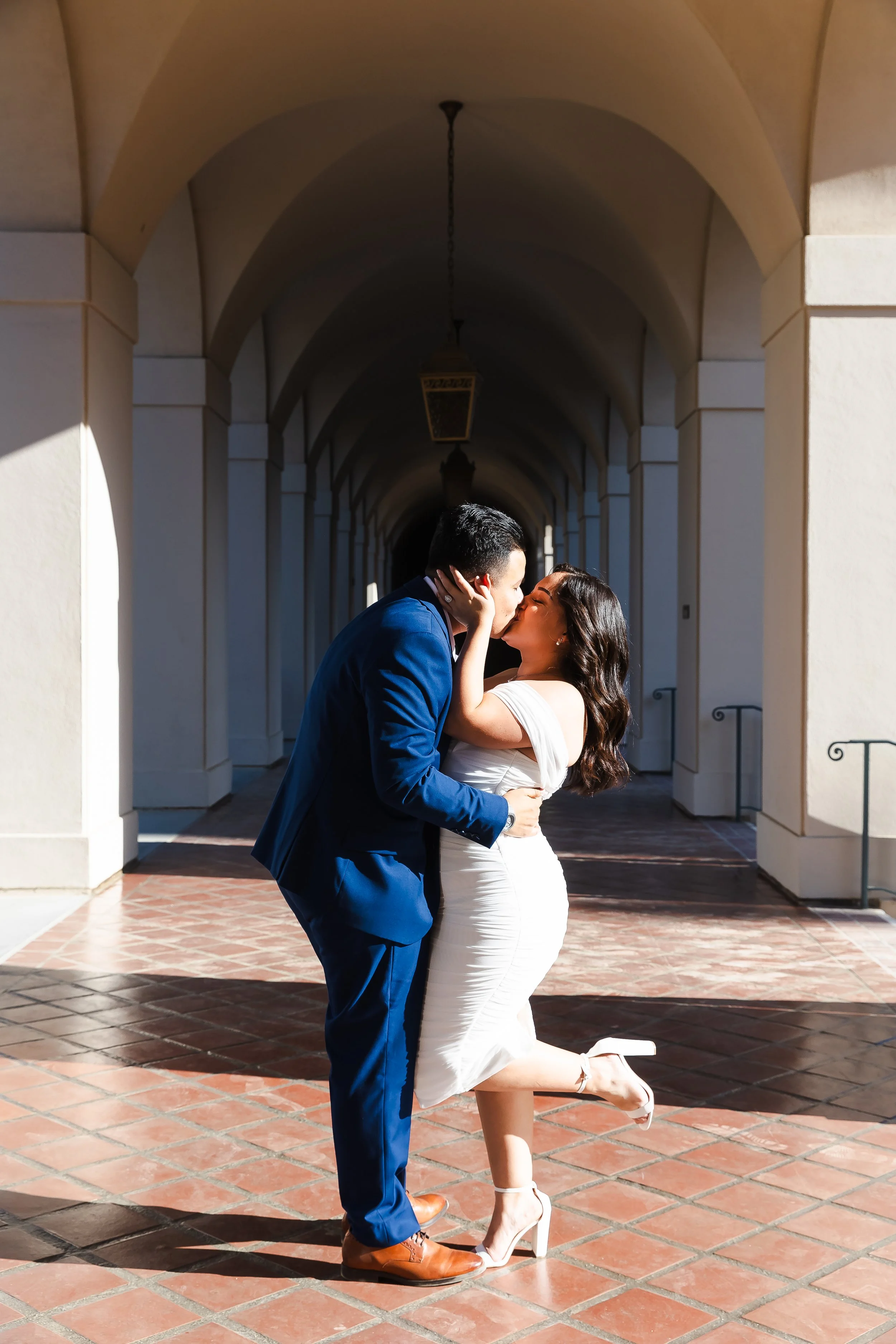 Engagement Session at the Pasadena Courthouse