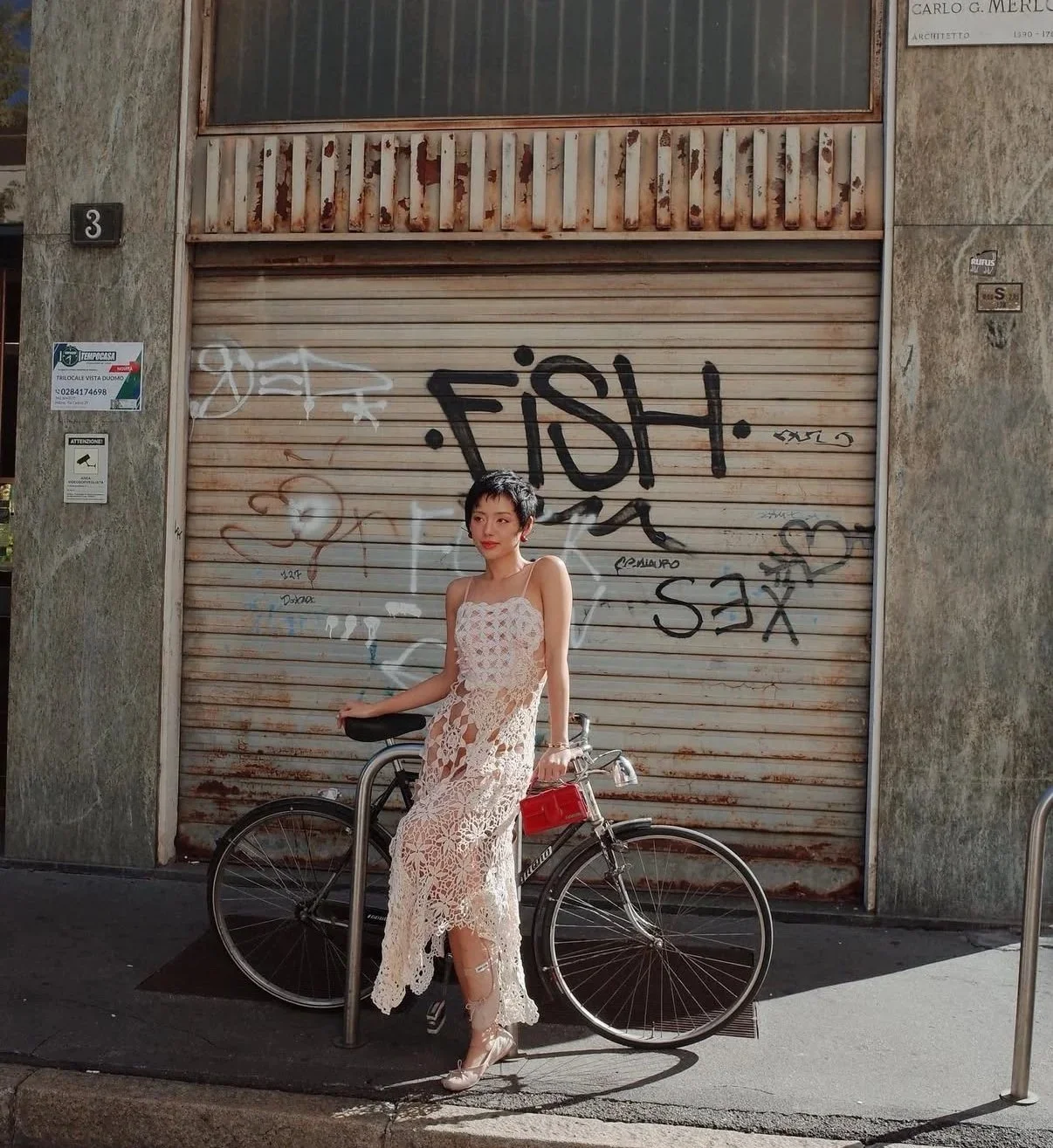 Khanh Linh (@klinhnd) wearing the CROCHET DRESS