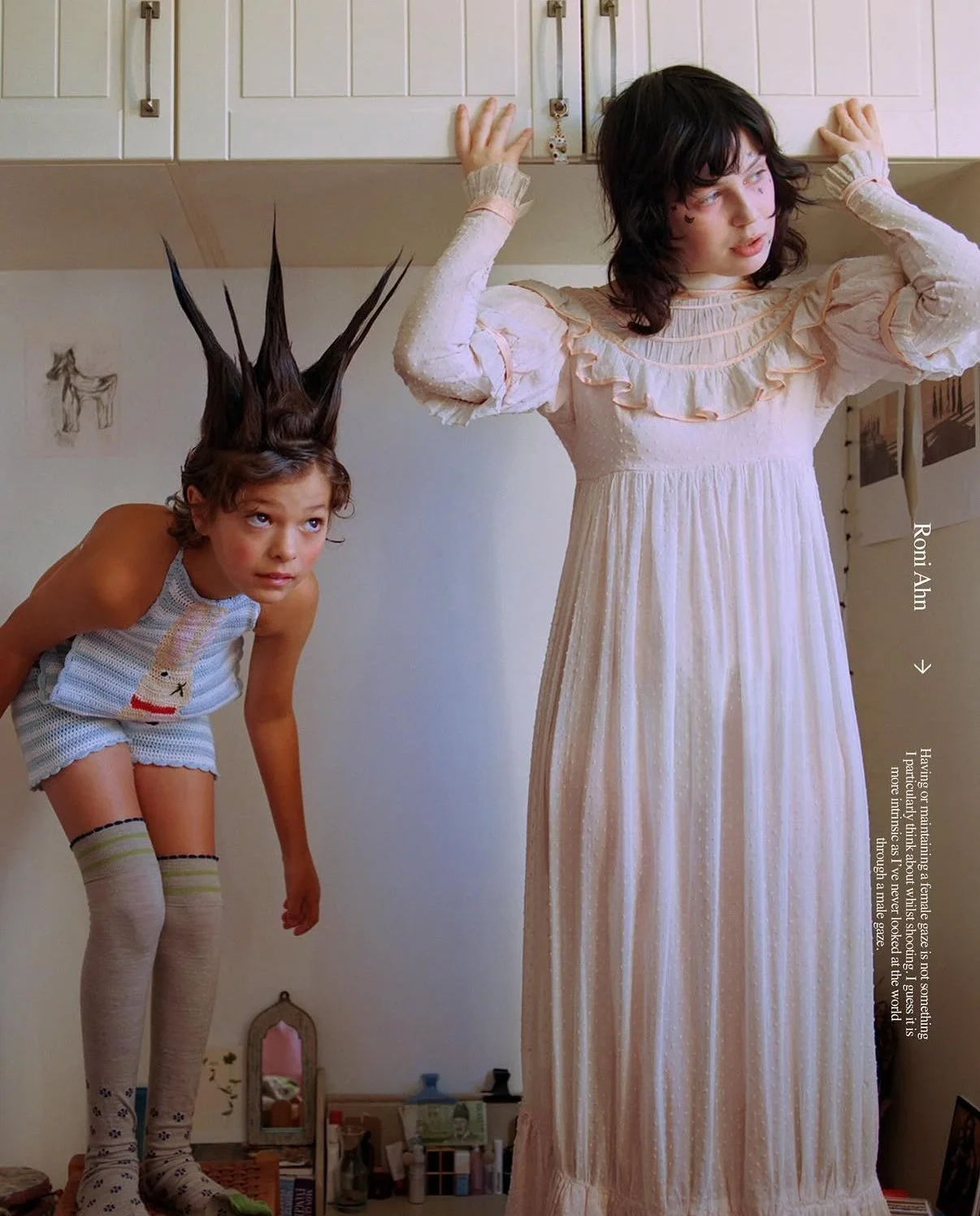 The NOCE SOCKS, photographed by Roni Ahn (@roniahn) for WÜL Magazine