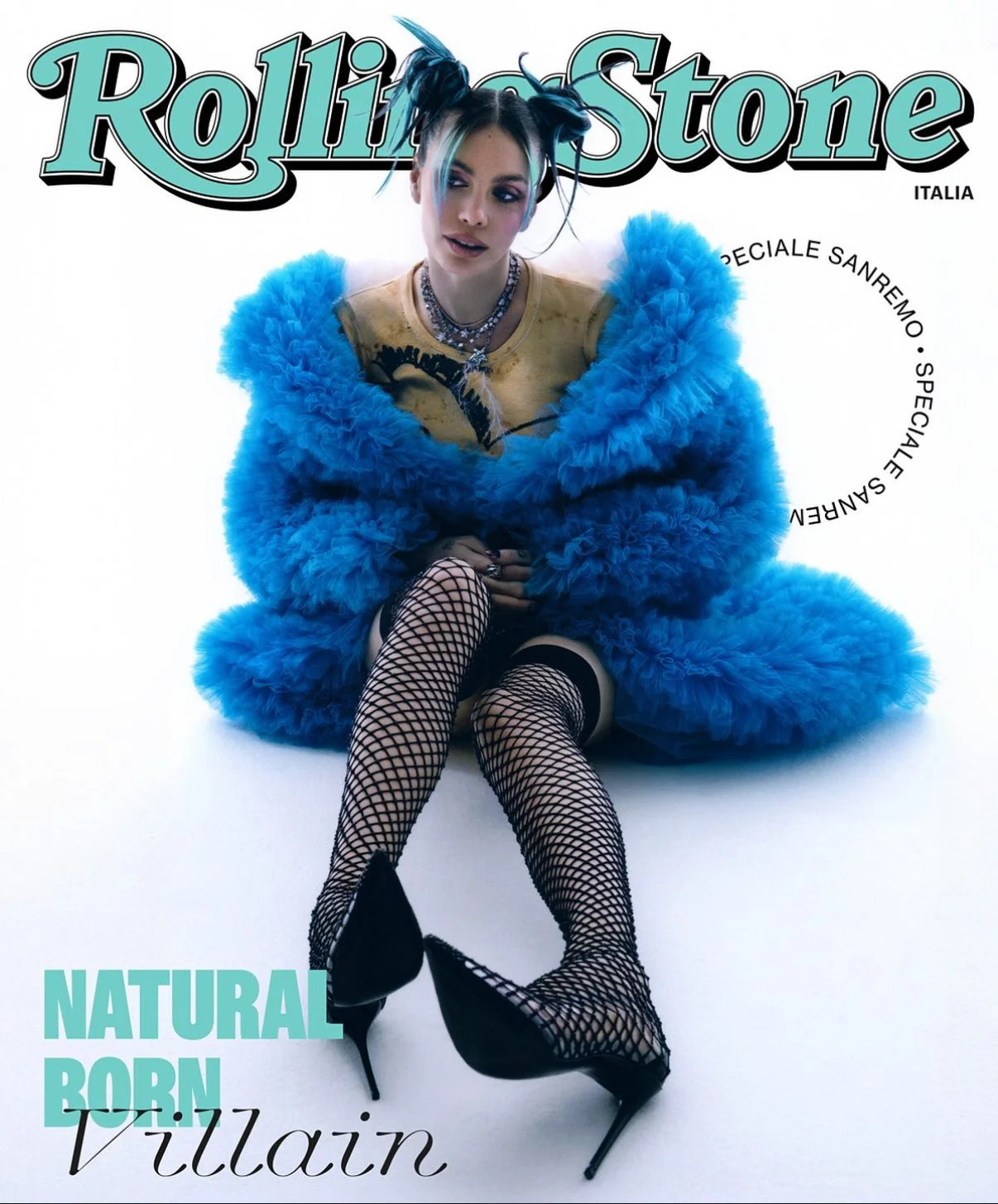 Rose Villain (@rosevillain) wearing the DONKEY T-SHIRT for Rolling Stone Italia Magazine