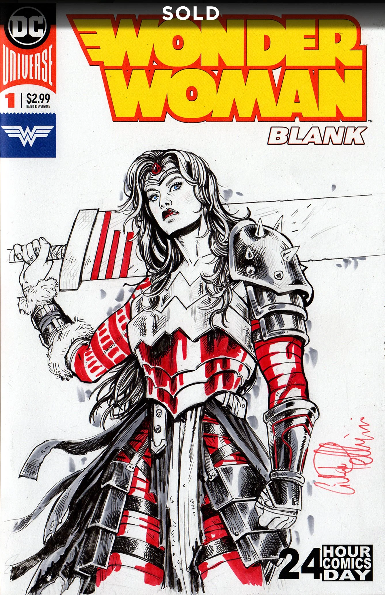 Wonder Woman Cover (Blank)
