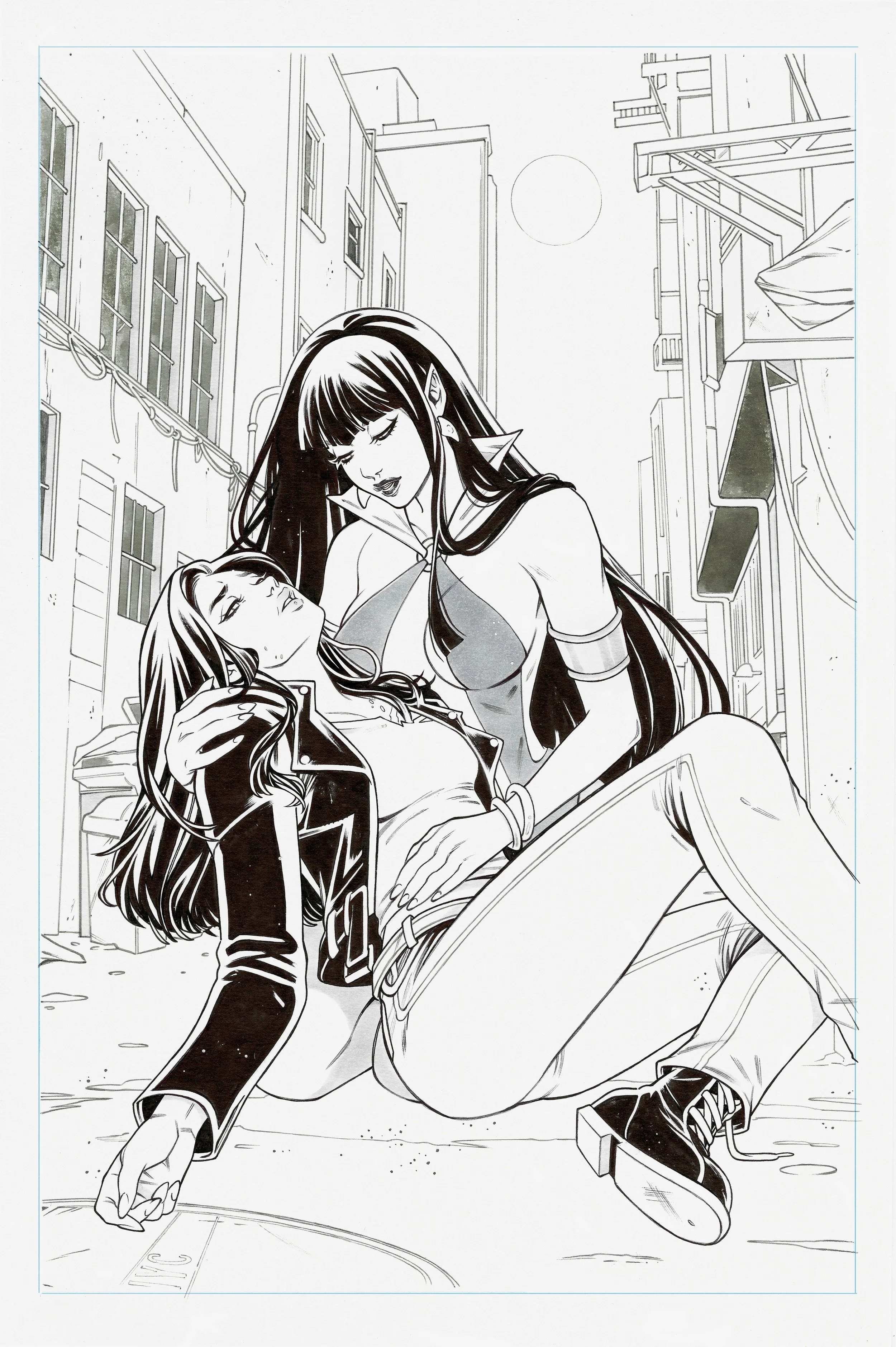 Page 8 – Witchblade/Vampirella Splash Page