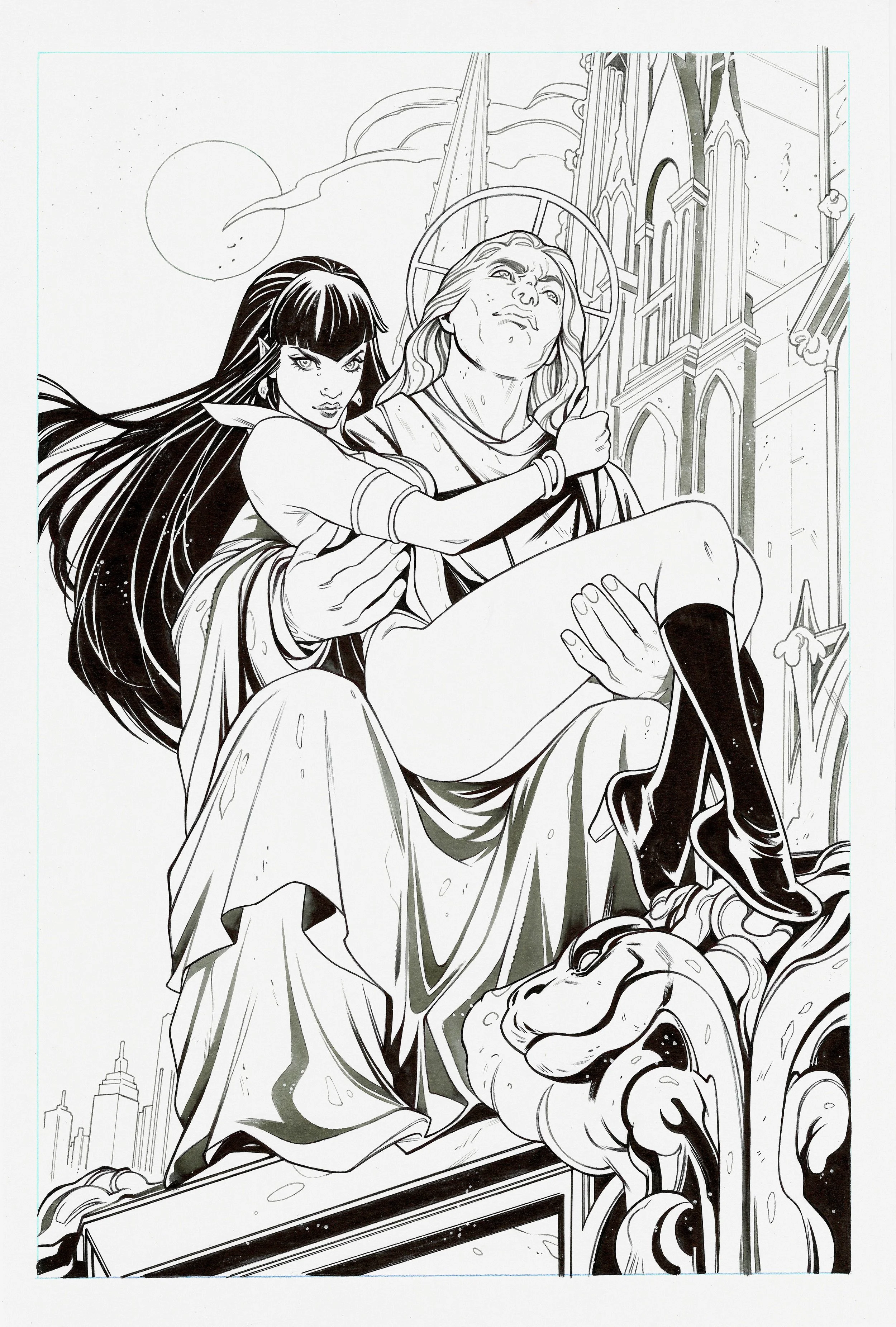 Vampirella Splash Page